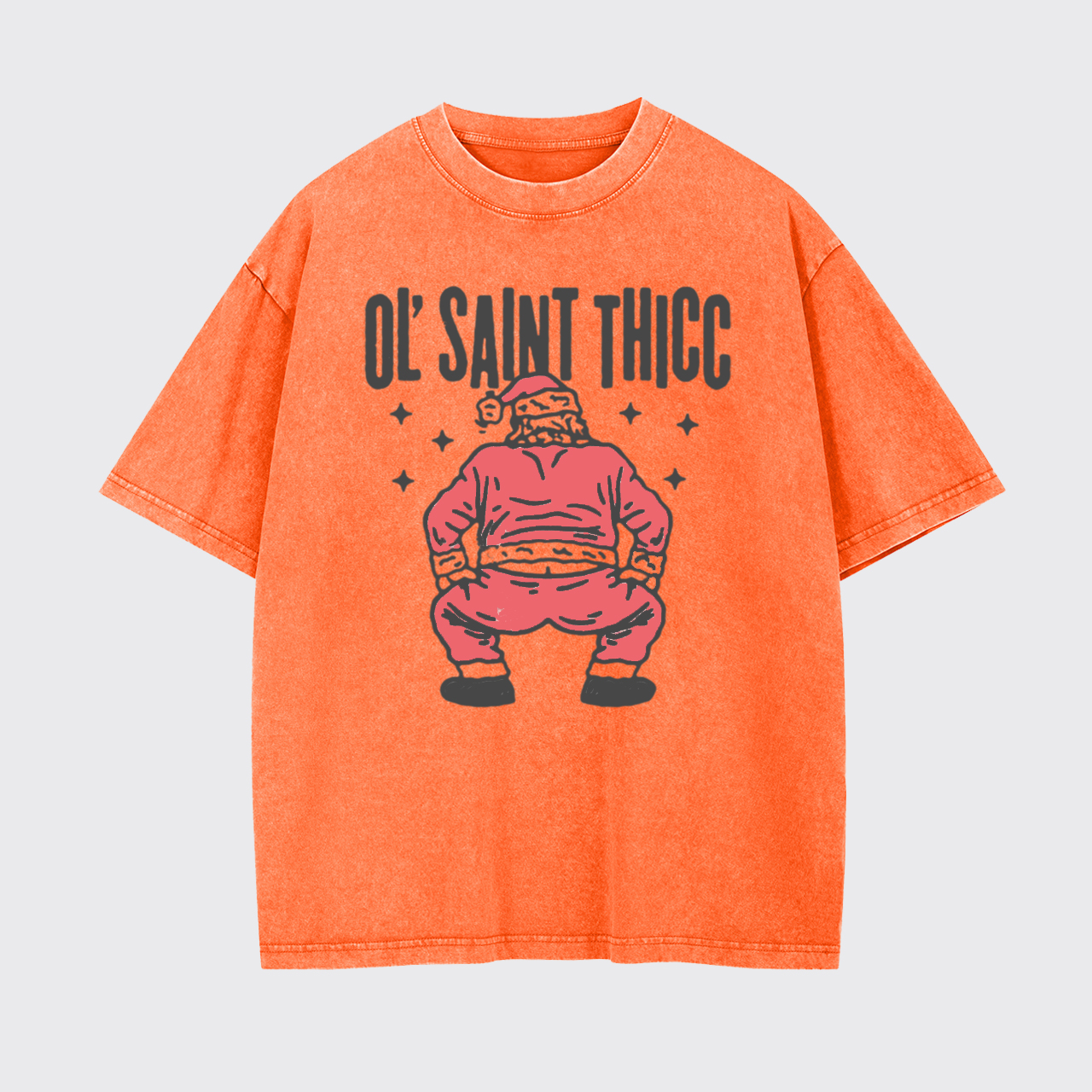 Funny Santa Christmas Garment-dye Tees