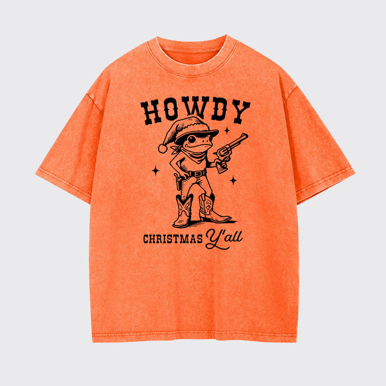 Howdy Christmas Y'all Garment-dye Tees