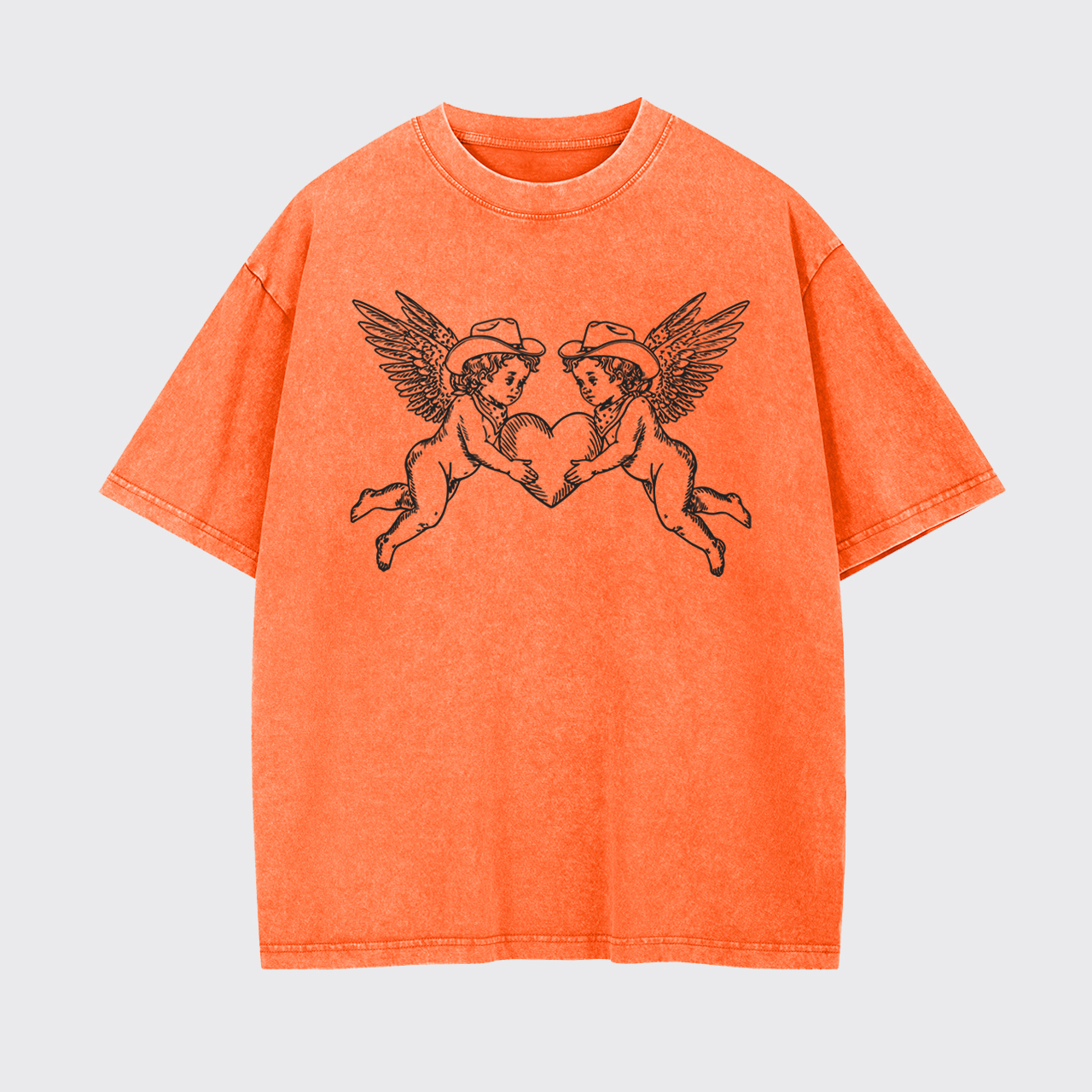 Valentine's Day Angel Garment-dye Tees