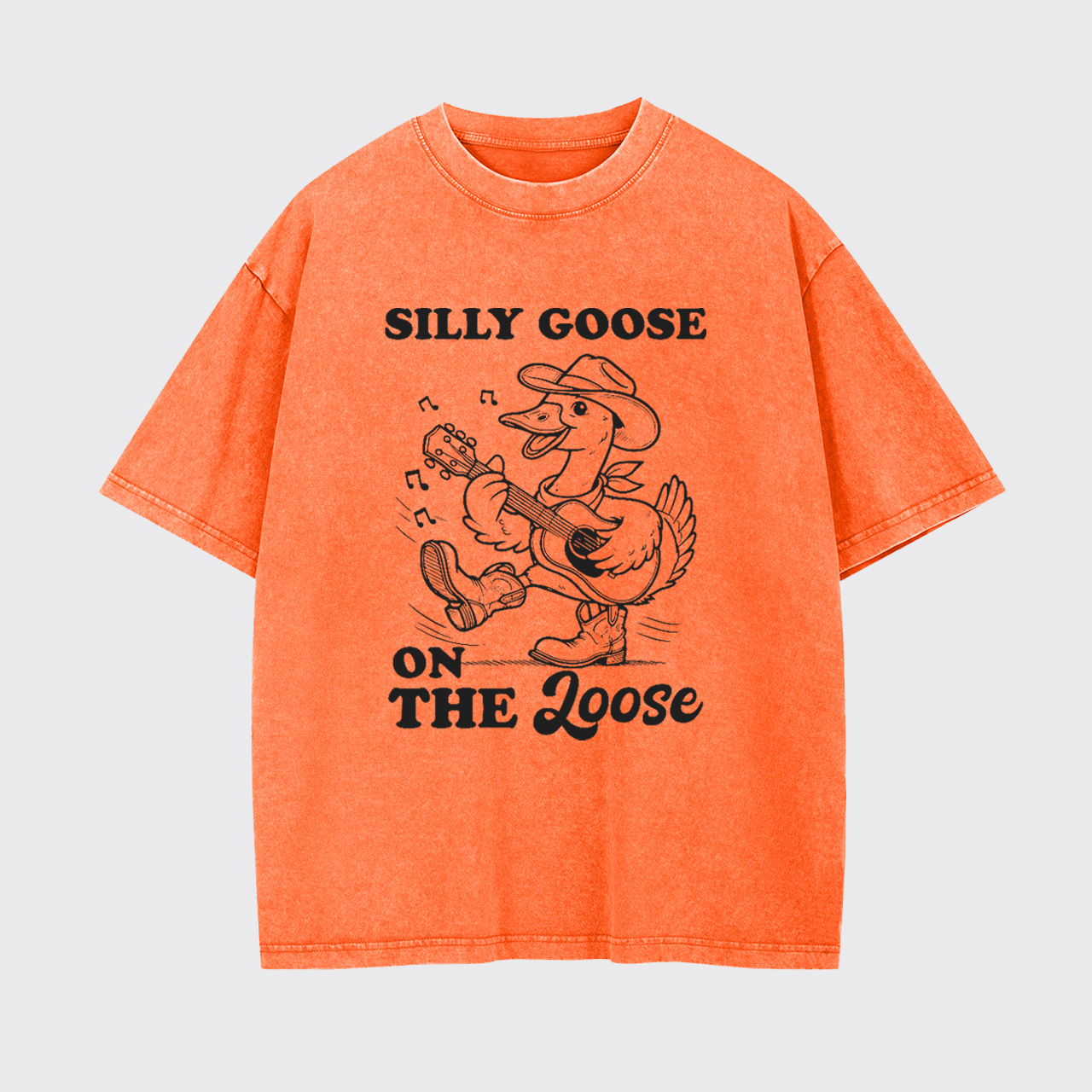 Retro Silly Goose Meme Garment-dye Tees