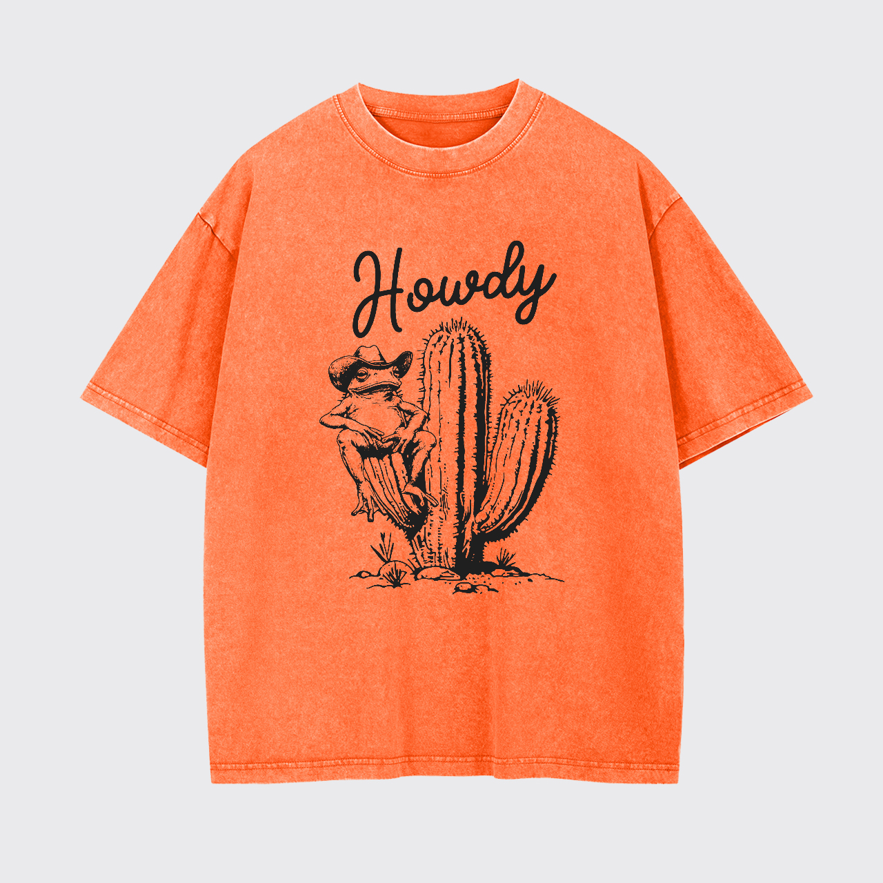 Trendy Country Frog Garment-dye Tees