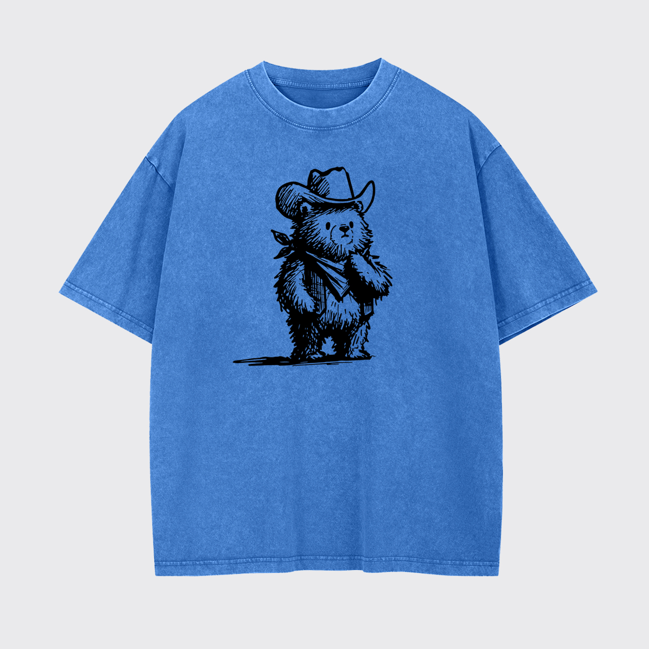Cowboy Bear Garment-dye Tees