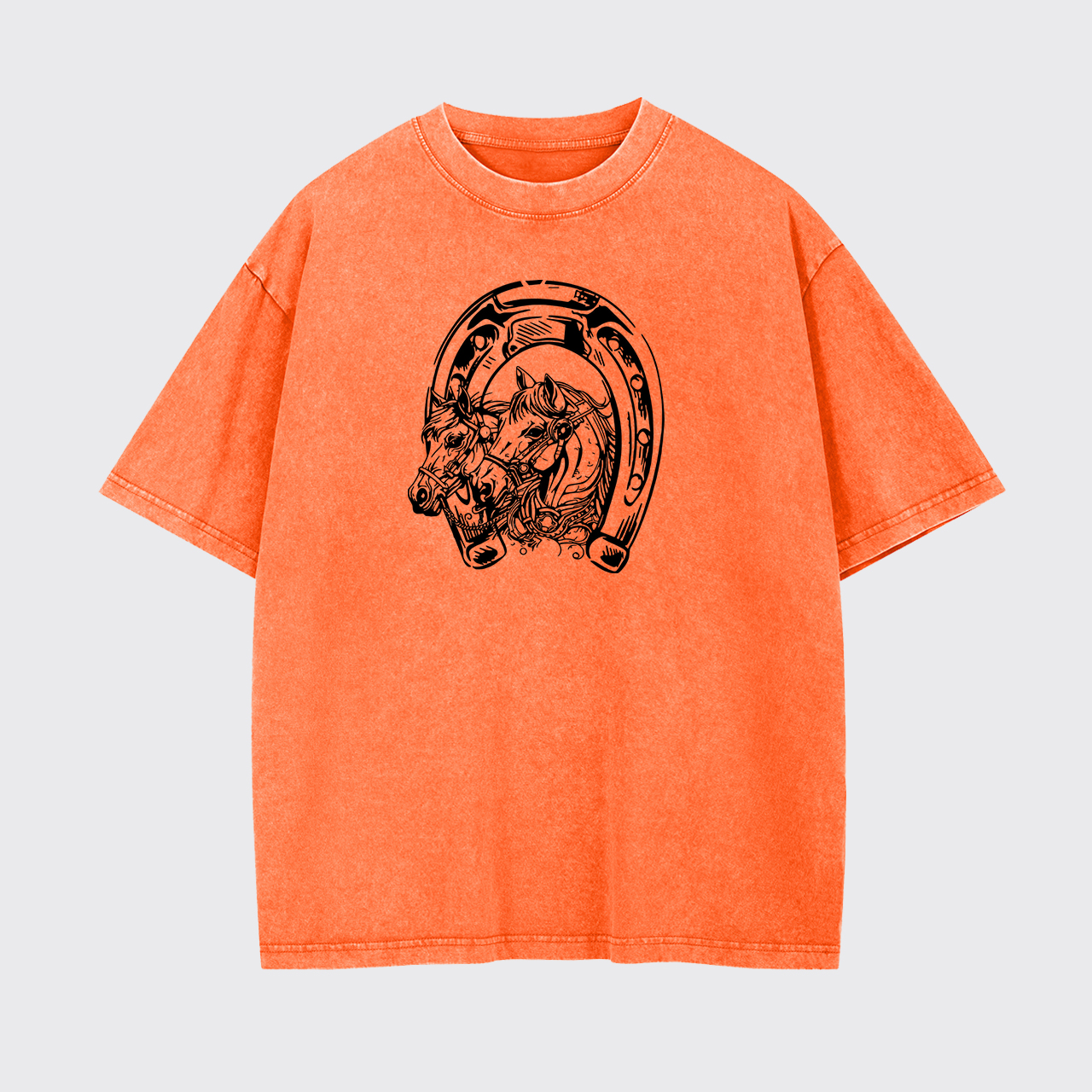 Western Horse Garment-dye Tees