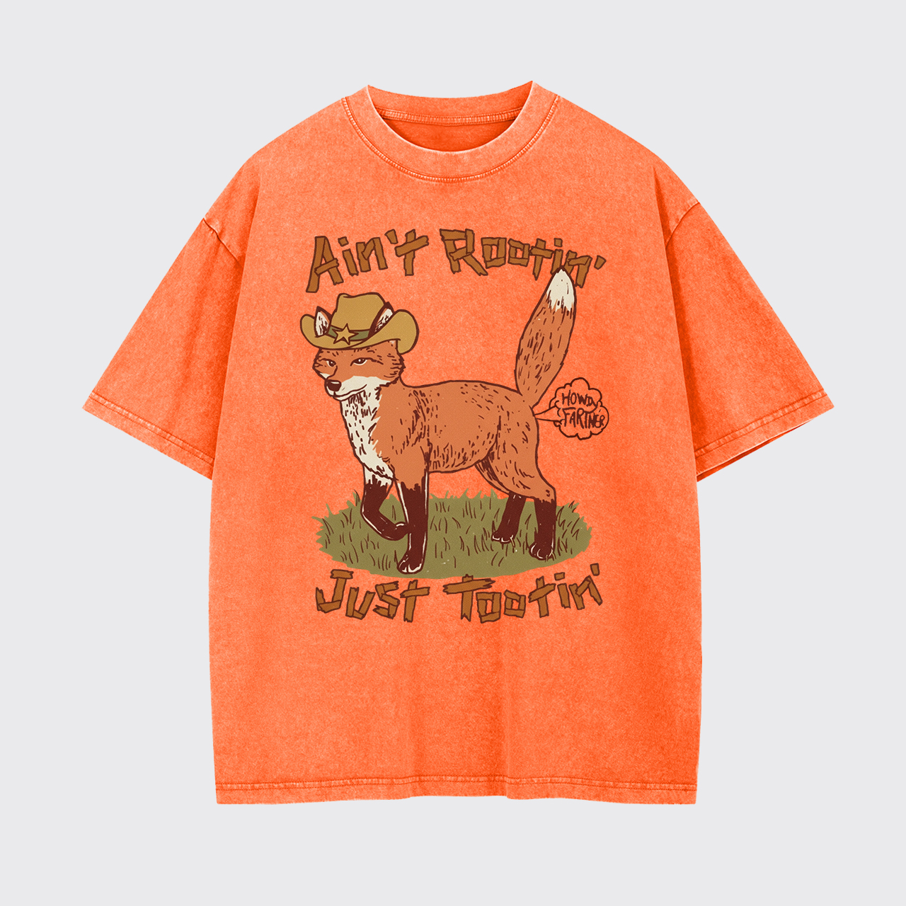 Ain't Rootin' Just Tootin' Garment-dye Tees