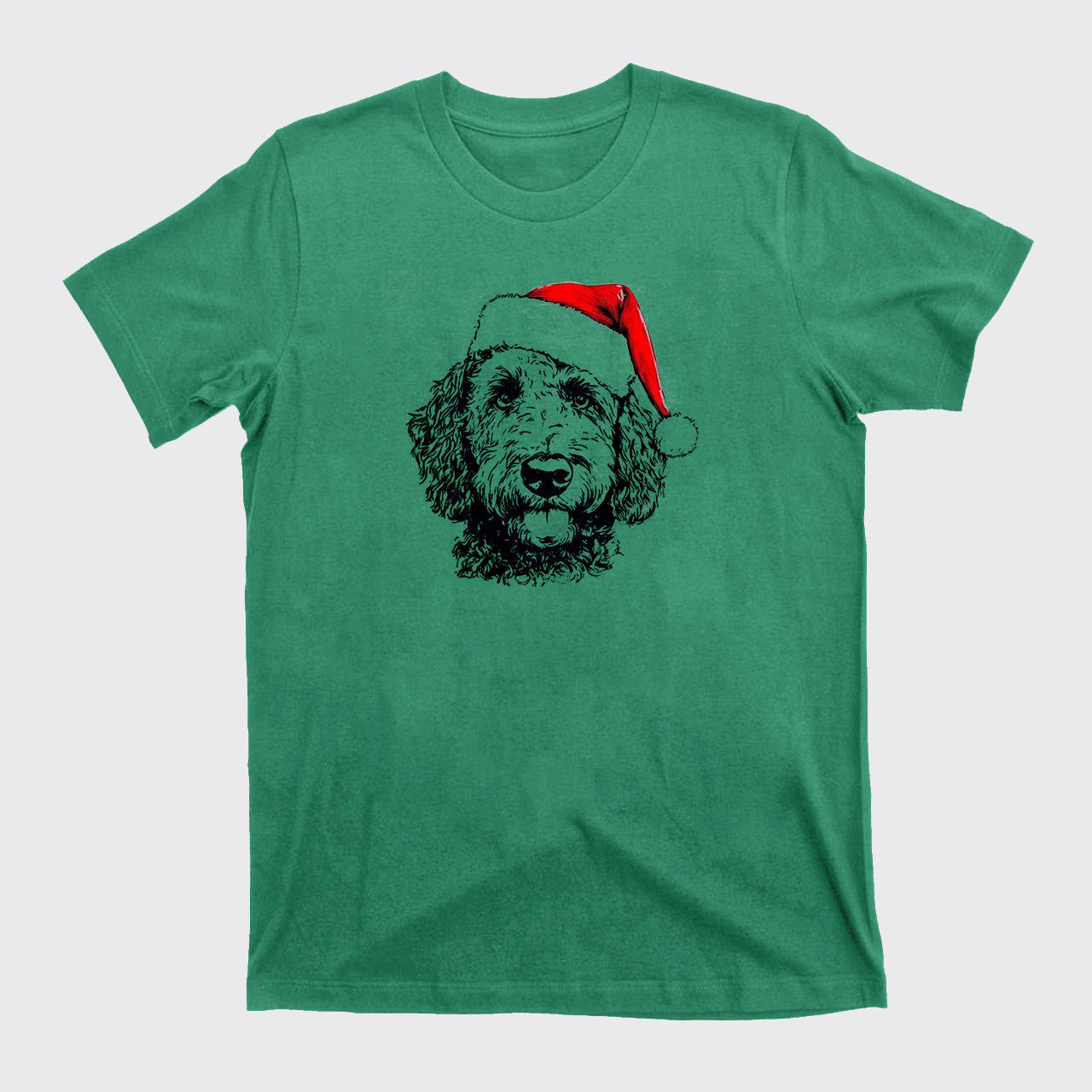 Custom Santa Paws Dog Breed T-Shirts