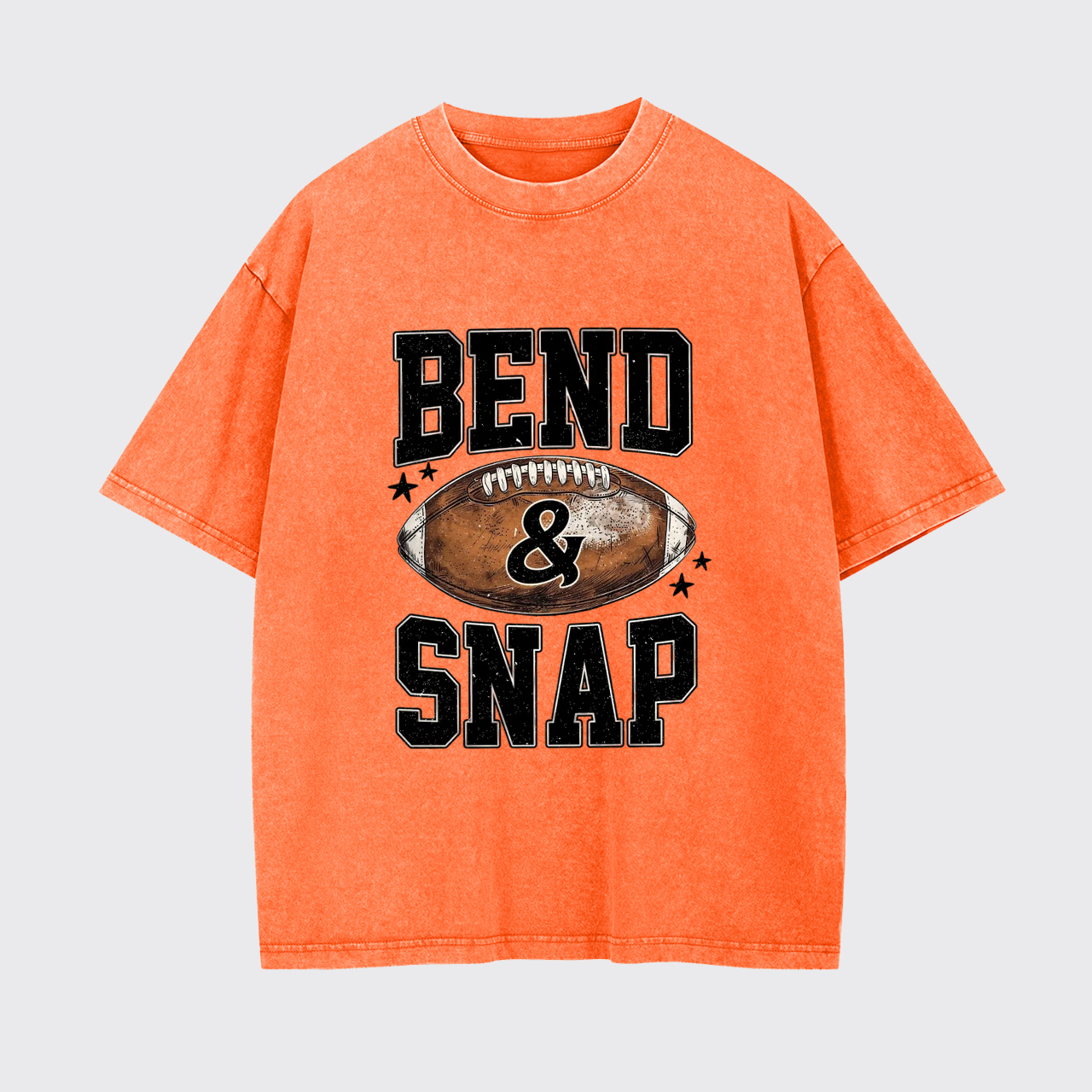 Bend and Snap Football Garment-dye Tees