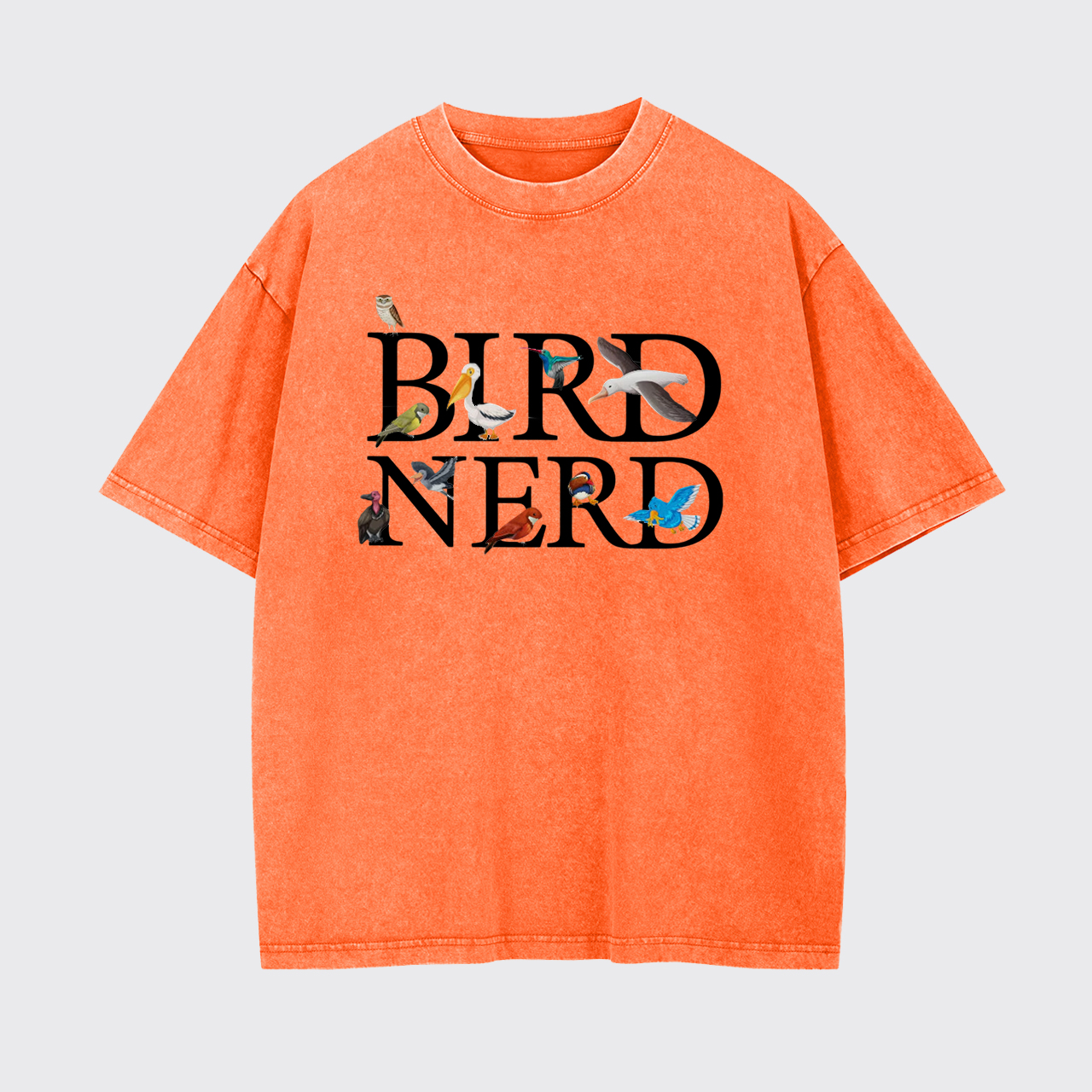Bird Nerd Bird Watcher Garment-dye Tees