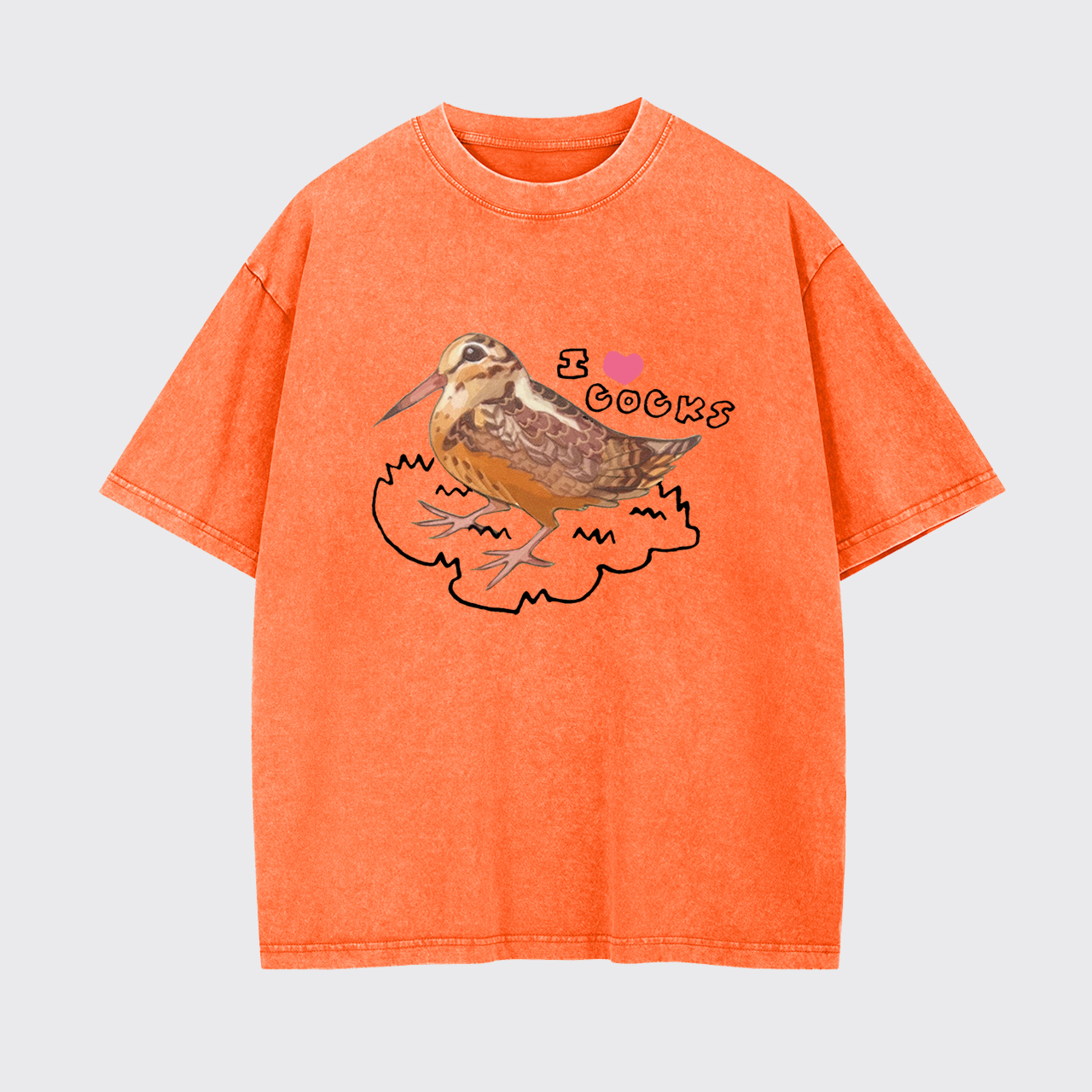 I Love Woodcocks Garment-dye Tees