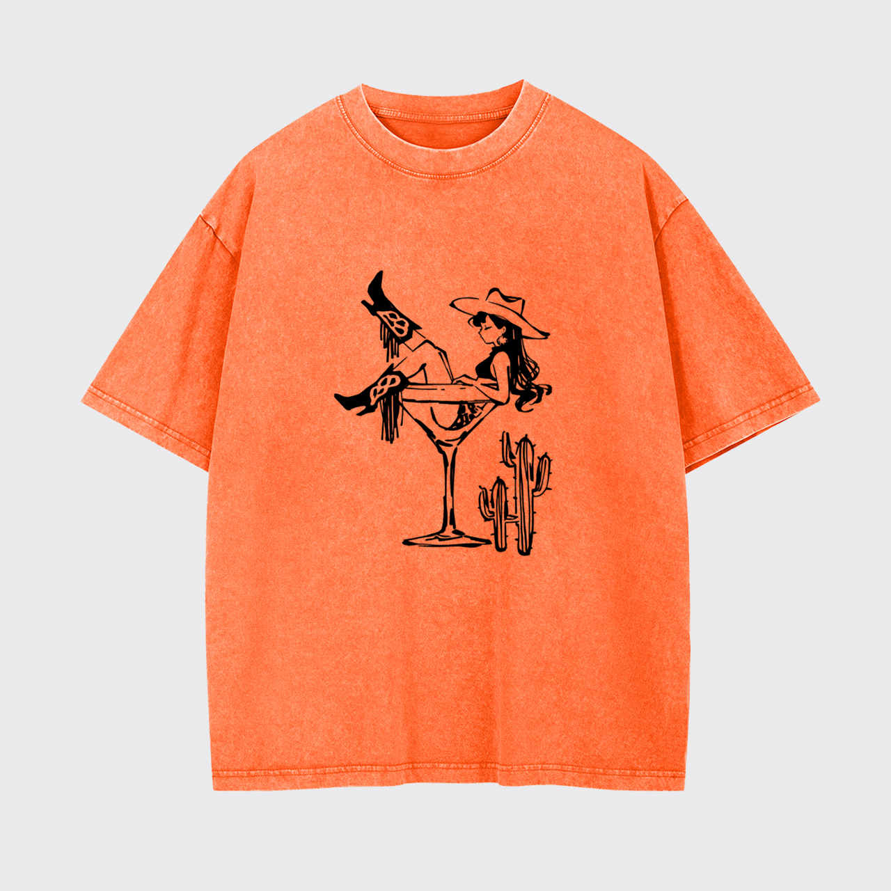 Cowgirl Martini Garment-dye Tees