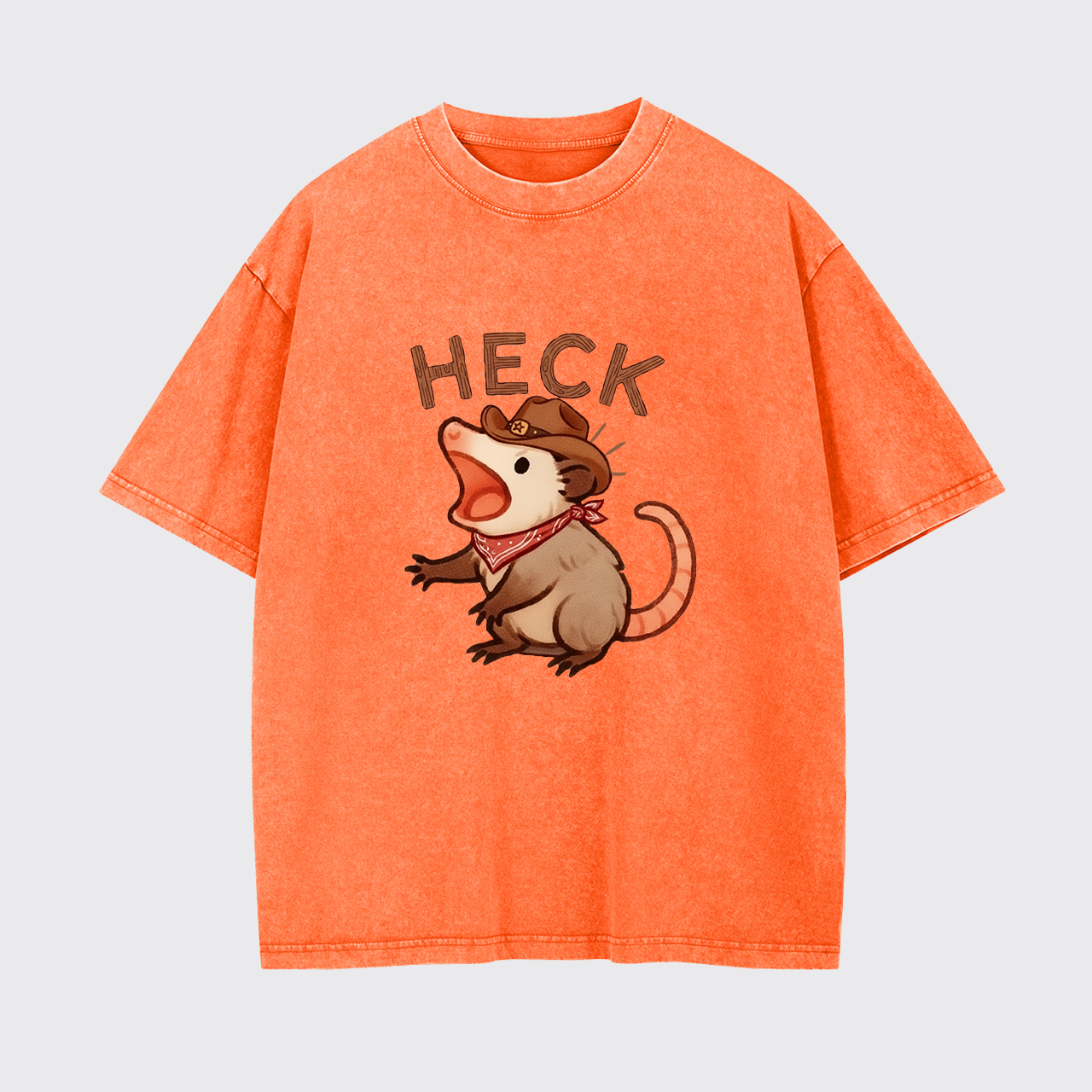 Funny Heck Possum Garment-dye Tees