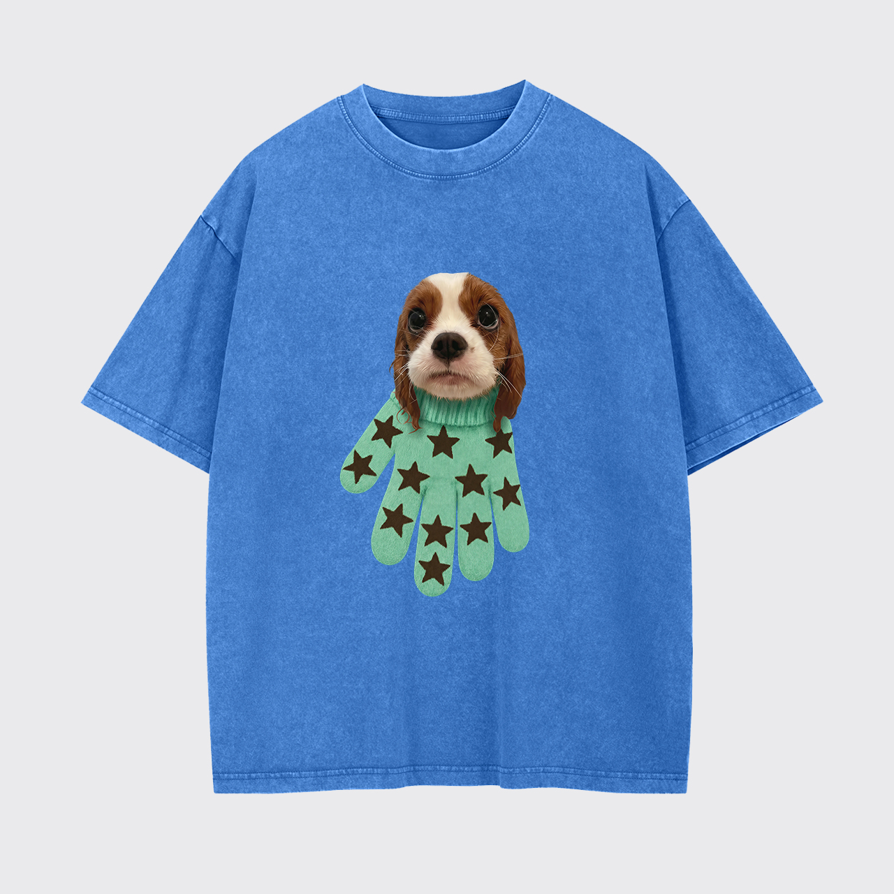 Personalized Pet in a Glove Garment-dye Tees