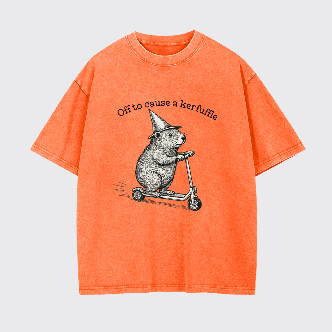 Off To Cause A Kerfuffle Garment-dye Tees