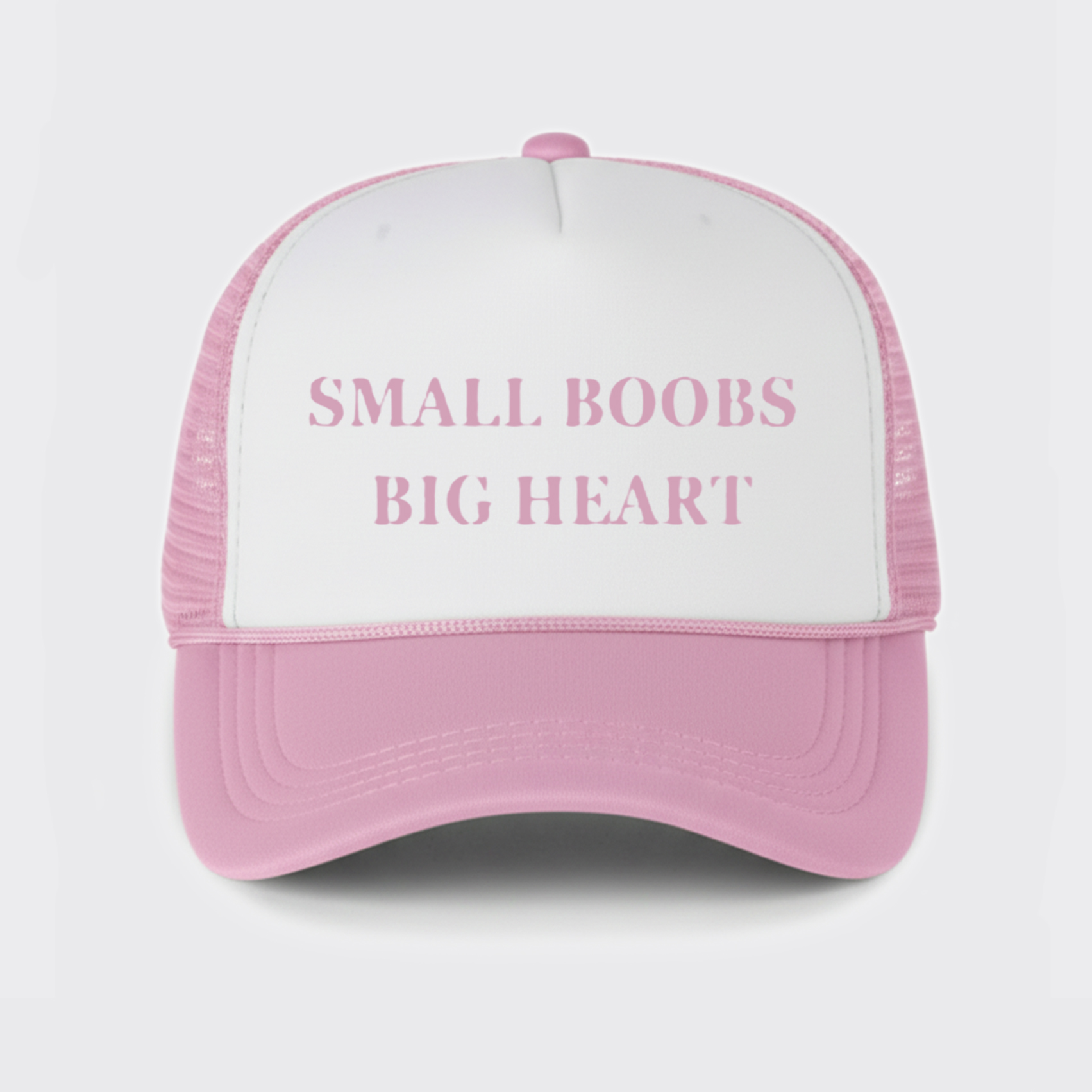 Small Boobs Big Heart Trucker Hat
