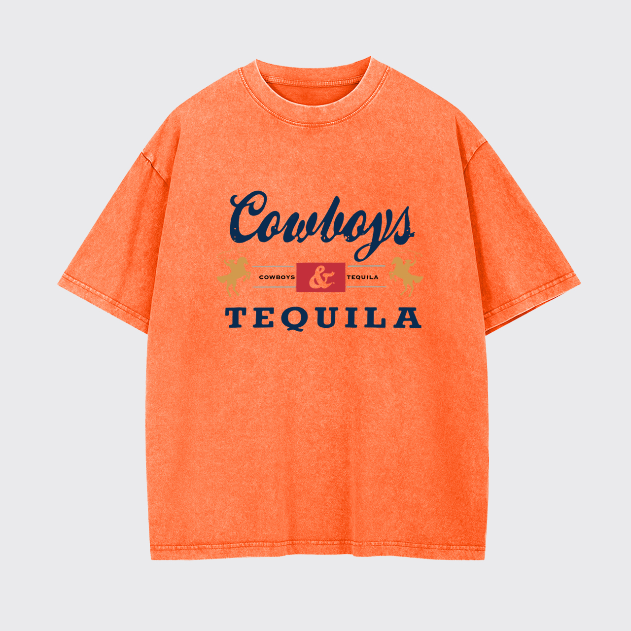 Western Cowboys and Tequila Garment-dye Tees