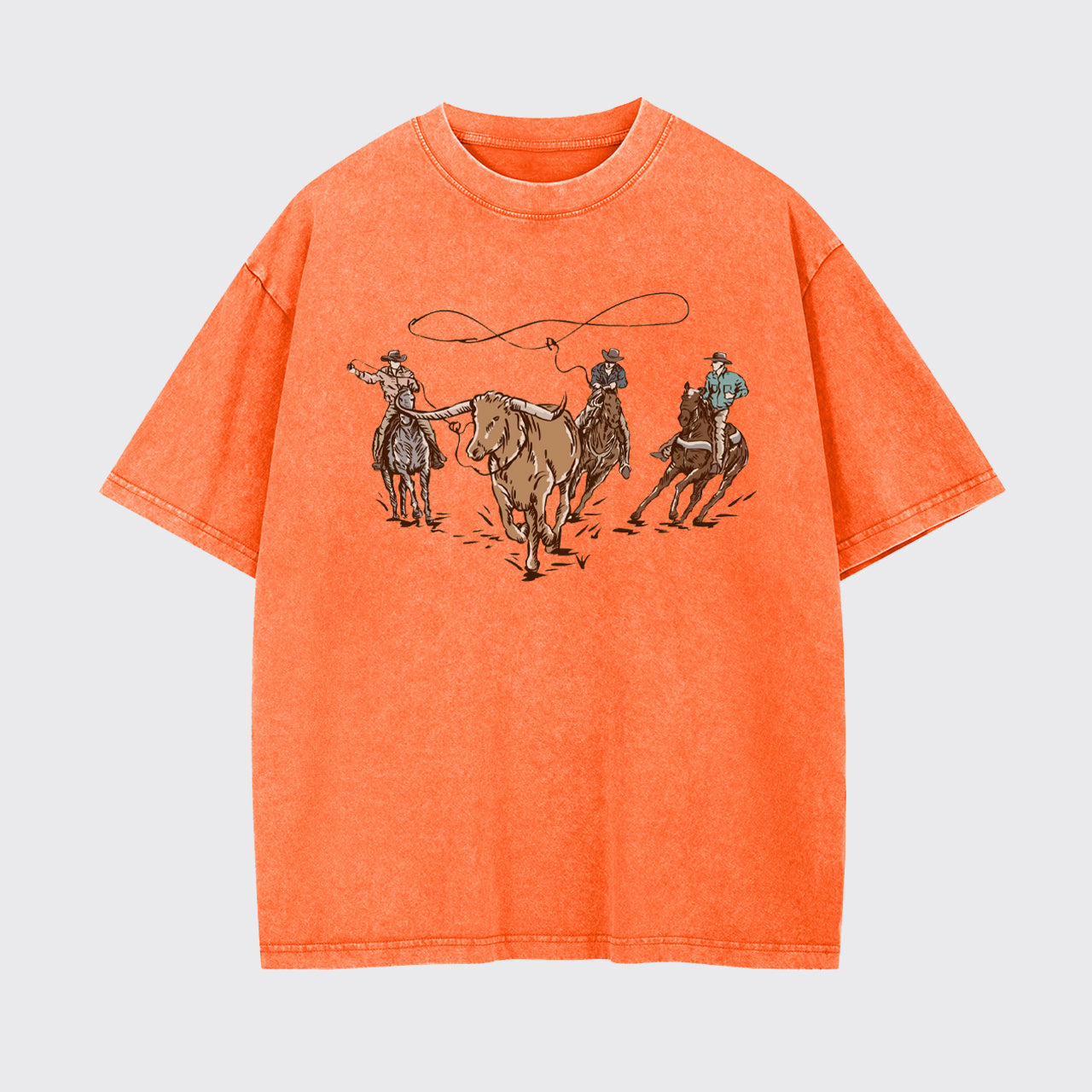 Western Retro Rodeo Garment-dye Tees