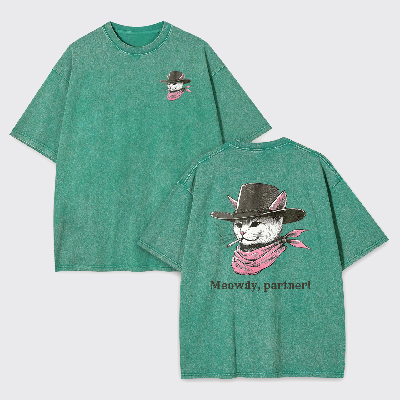 Meowdy Partner Garment-dye Tees