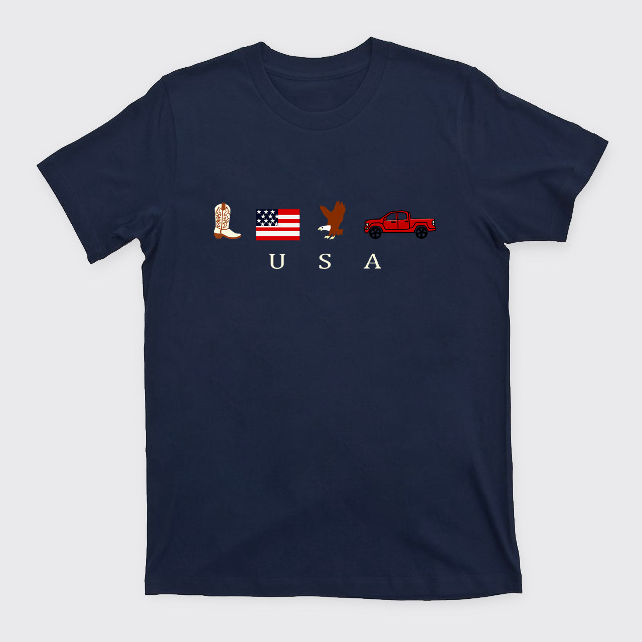 4th Of July-USA Icons T-Shirts