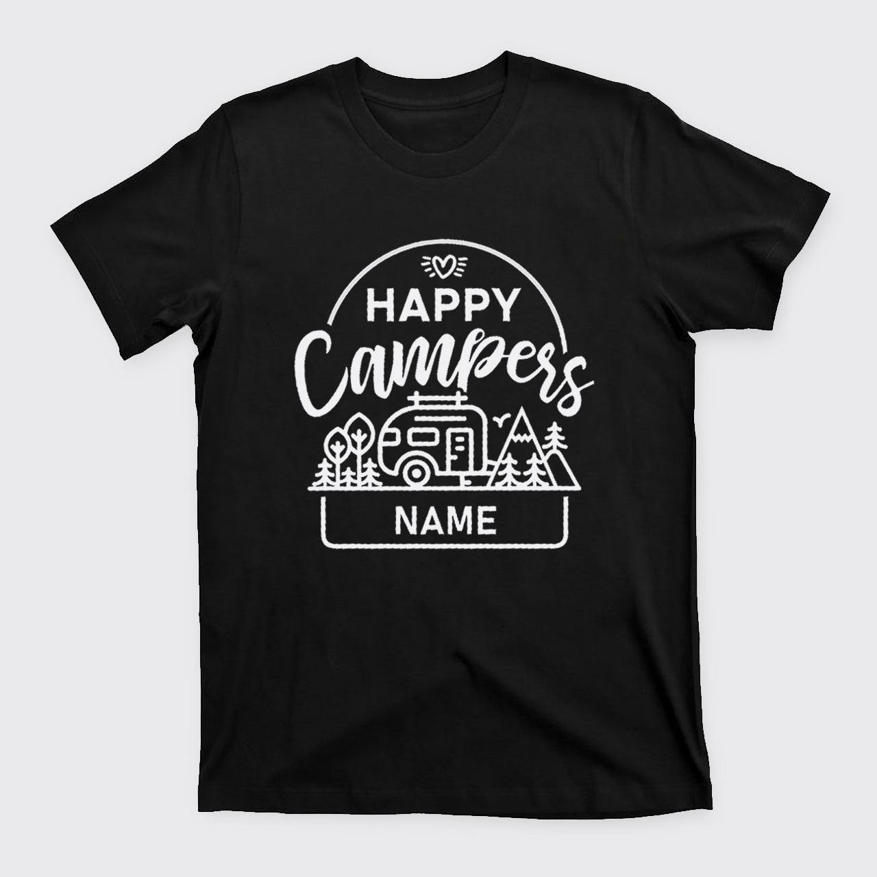 Personalized Happy Camper T-Shirts