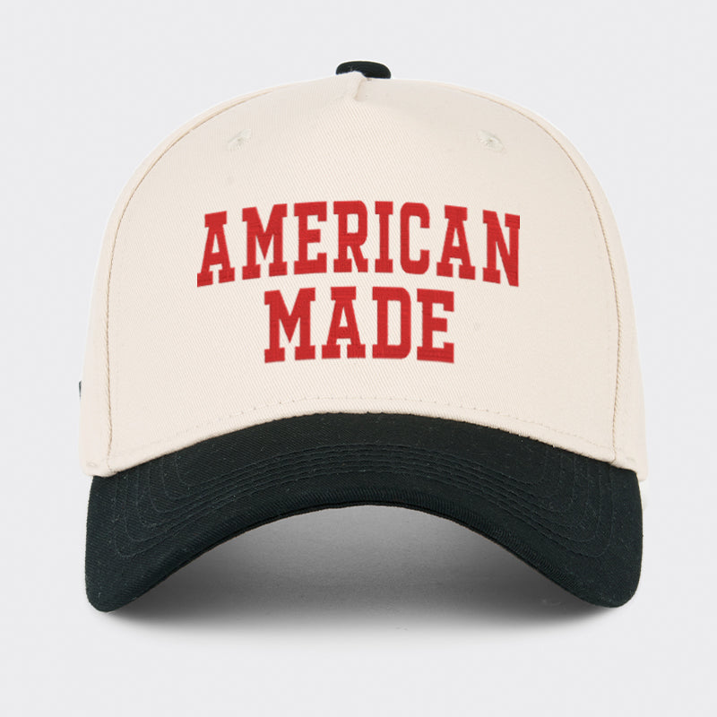 American Made Embroidered Baseball Cap
