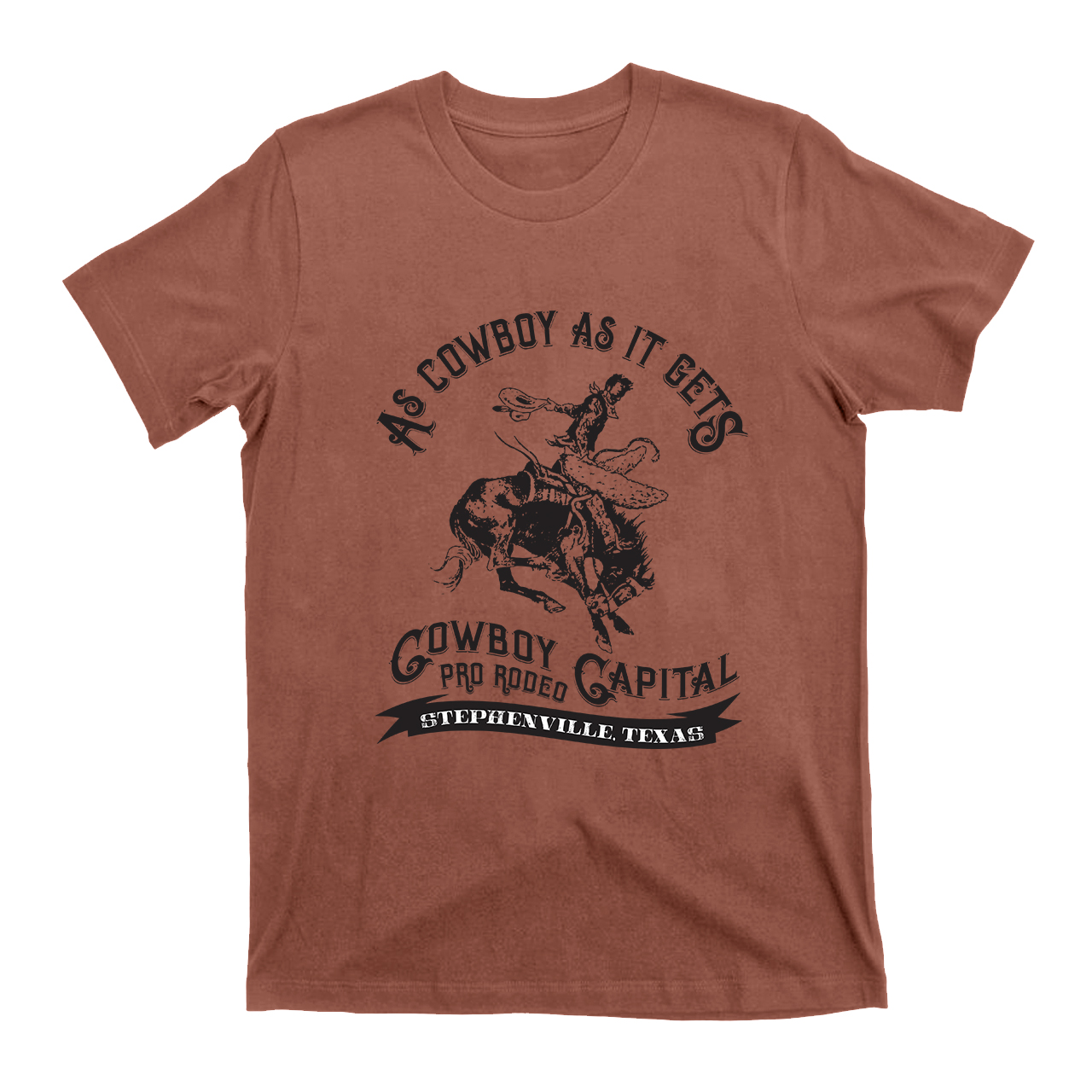 As Cowboy As It Gets Capital T-Shirts