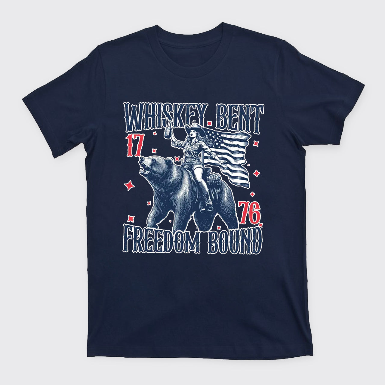 Independence Day-Whiskey Bent 1776 T-Shirts