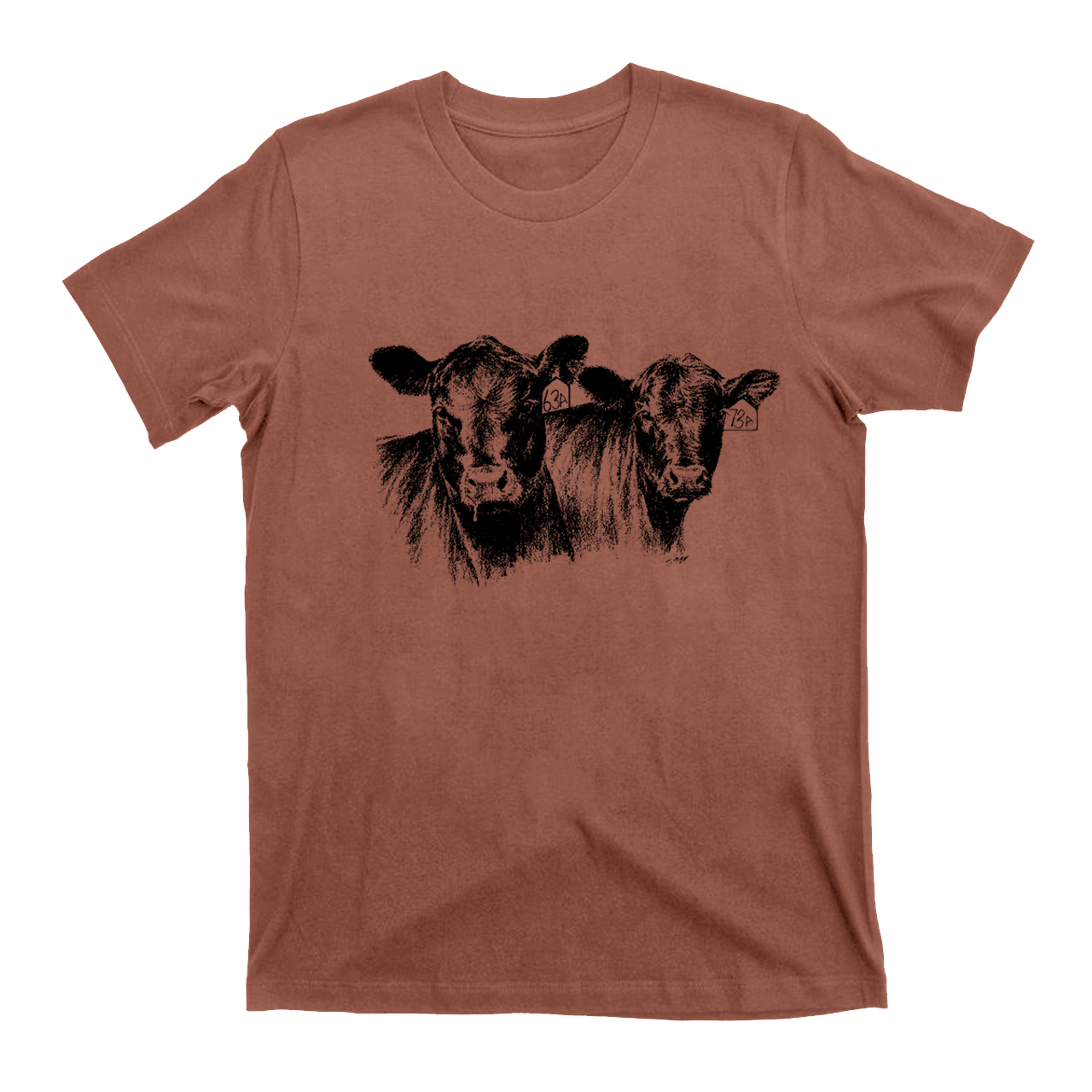 Two Cute Cows on the Farm T-Shirts
