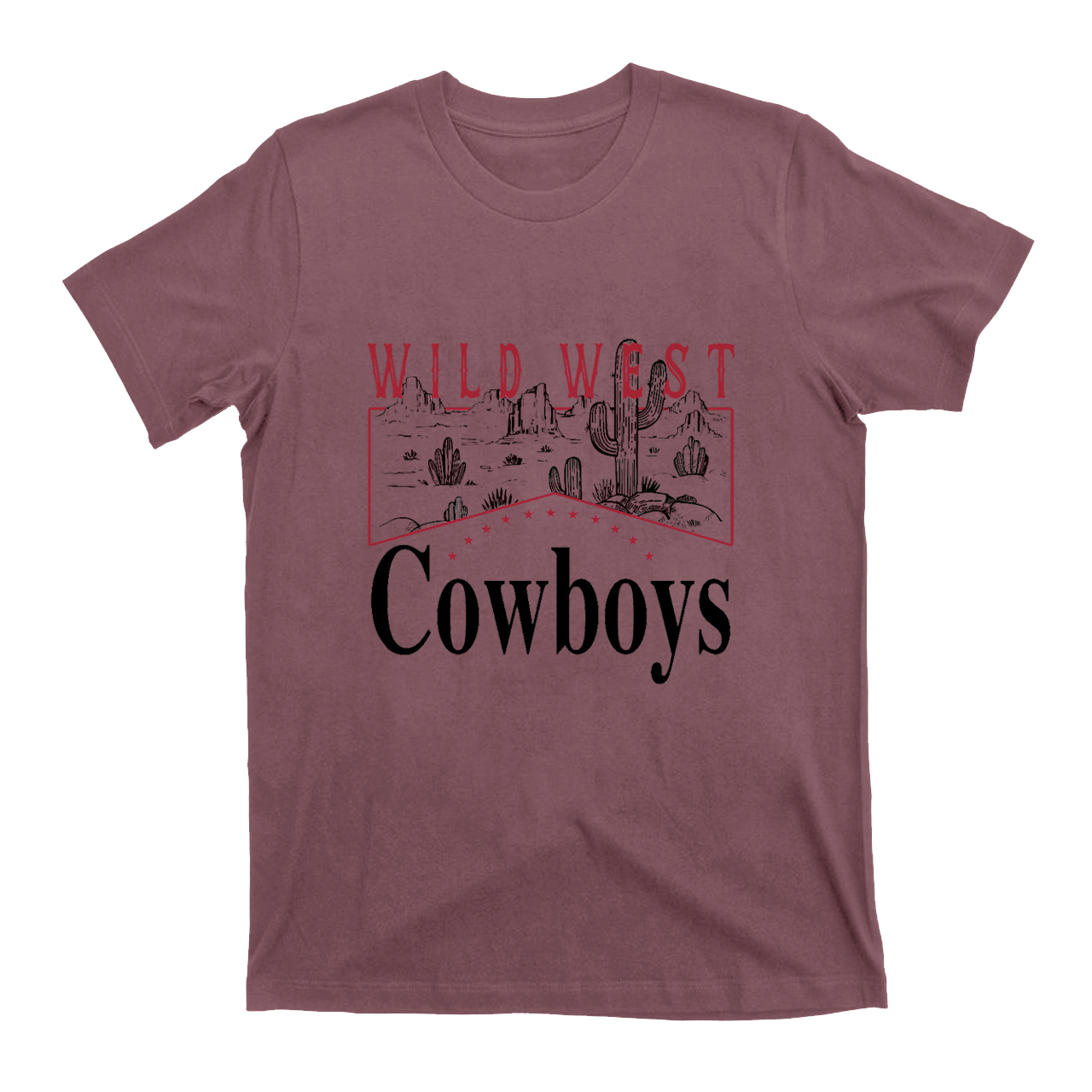 Wild West Desert Cactus Cowboys  T-Shirts