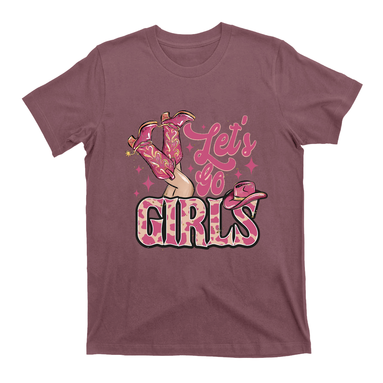 Let's Go Girls Westner Cowgirl  T-shirt