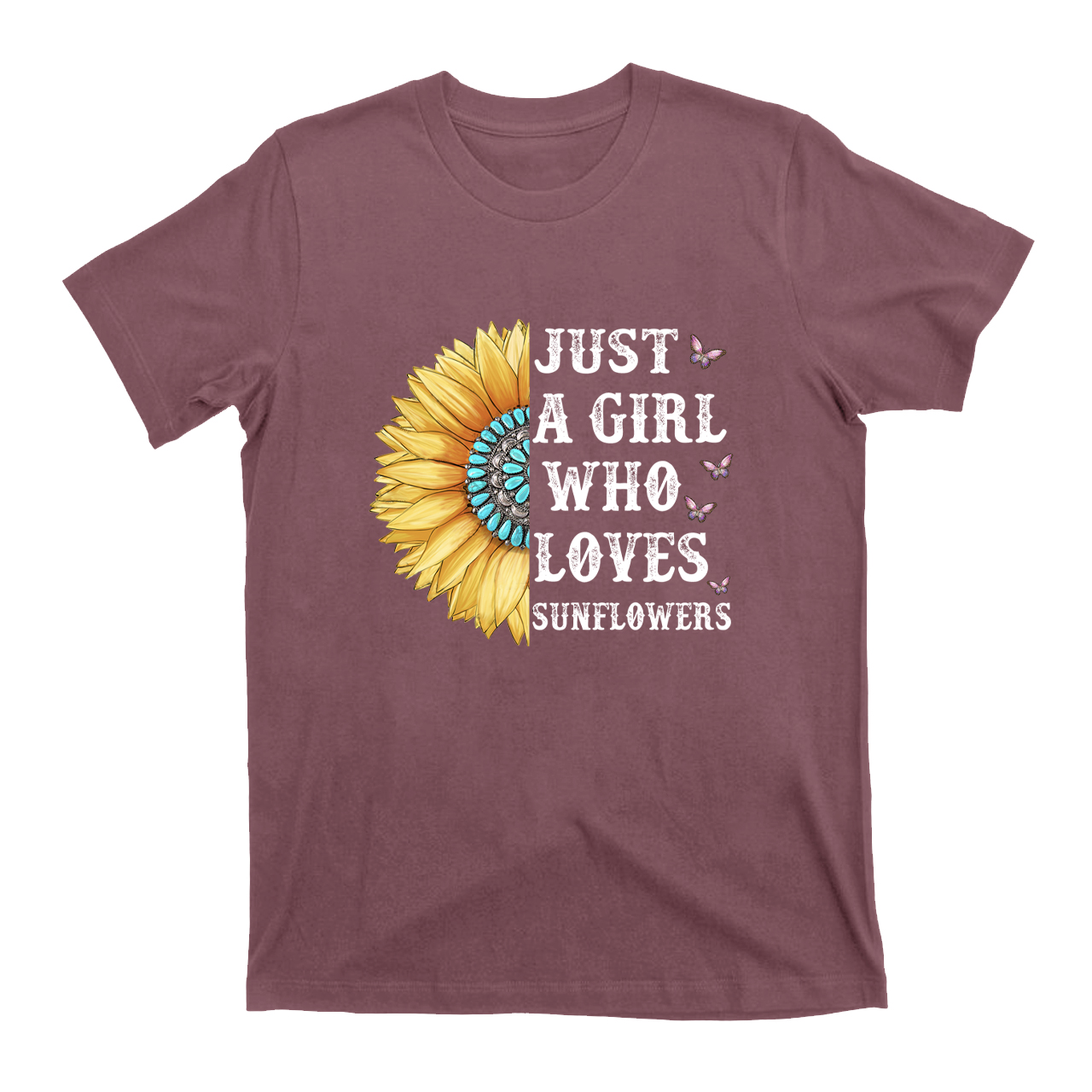 Just a Girl Who Loves Sunflower T-Shirt