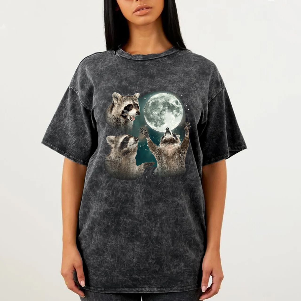 Three Raccoons Garment-dye Tees