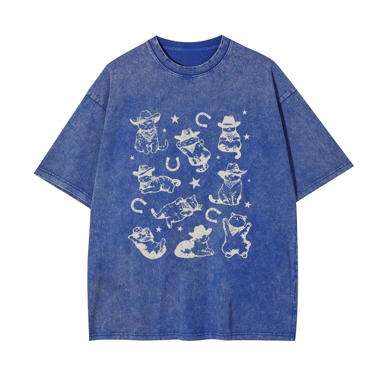 Cowboy Cats And Kittens Garment-dye Tees