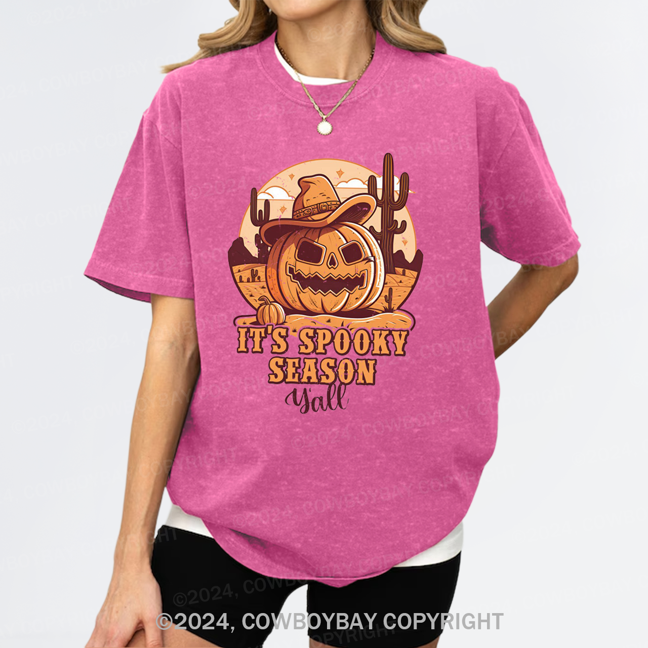 It's Spooky Season Y'all Halloween Garment-dye Tees