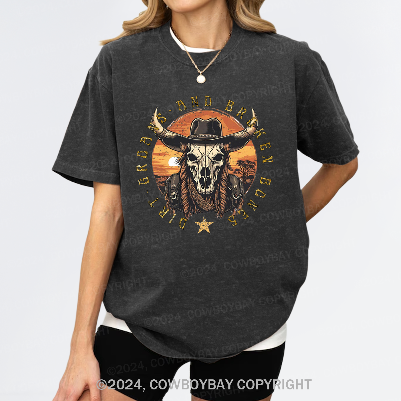 Longhorn Spirit Garment-dye Tees