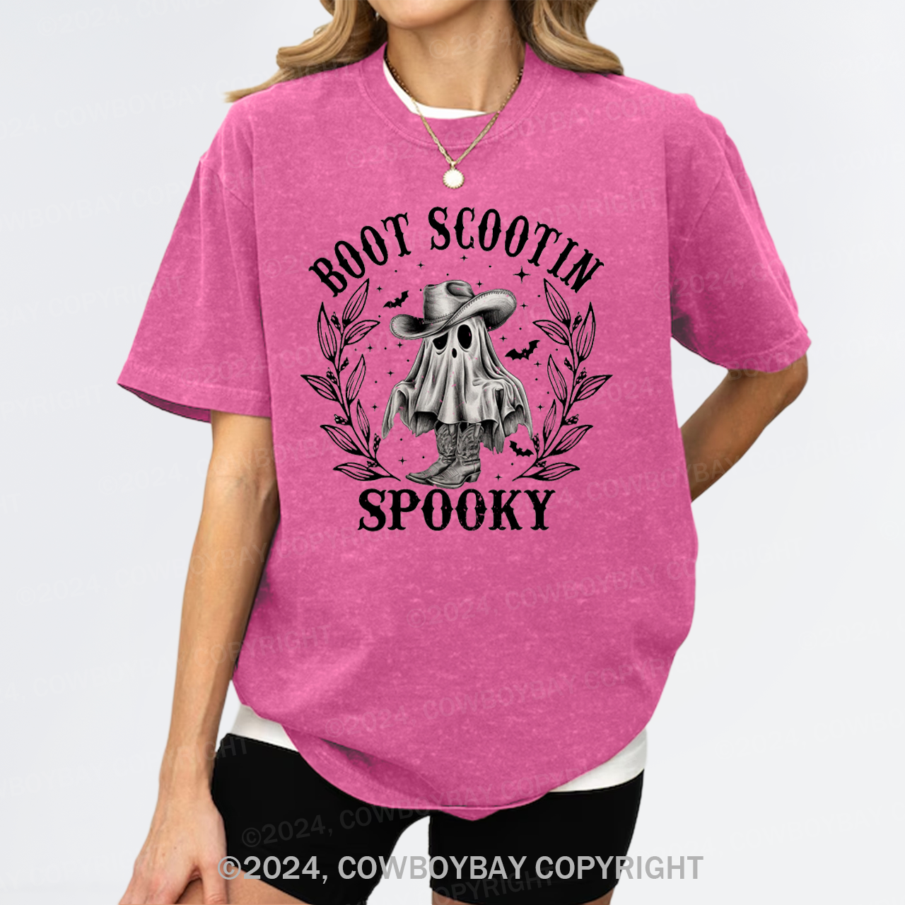 Boot Scoot Spooky Garment-dye Tees