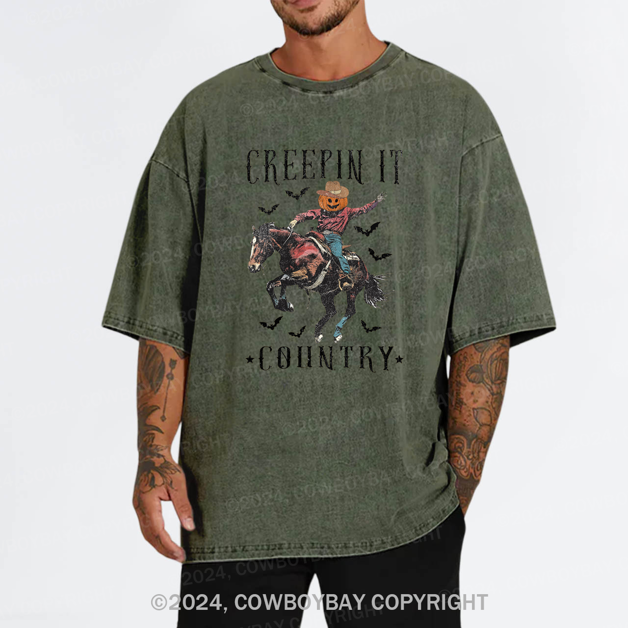 I'm Going To The Country For The Holidays Garment-dye Tees