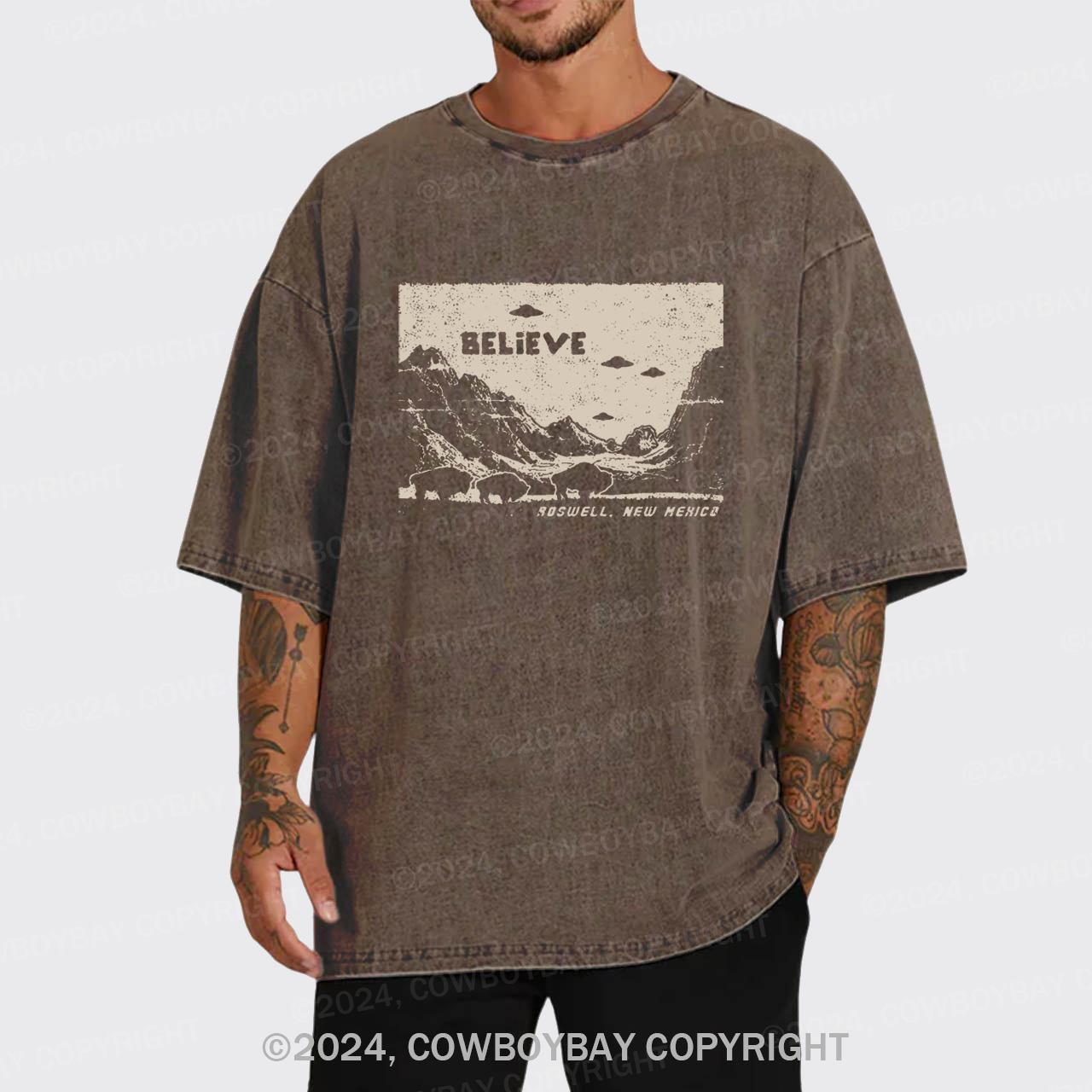 Roswell,New Mexico Garment-dye Tees