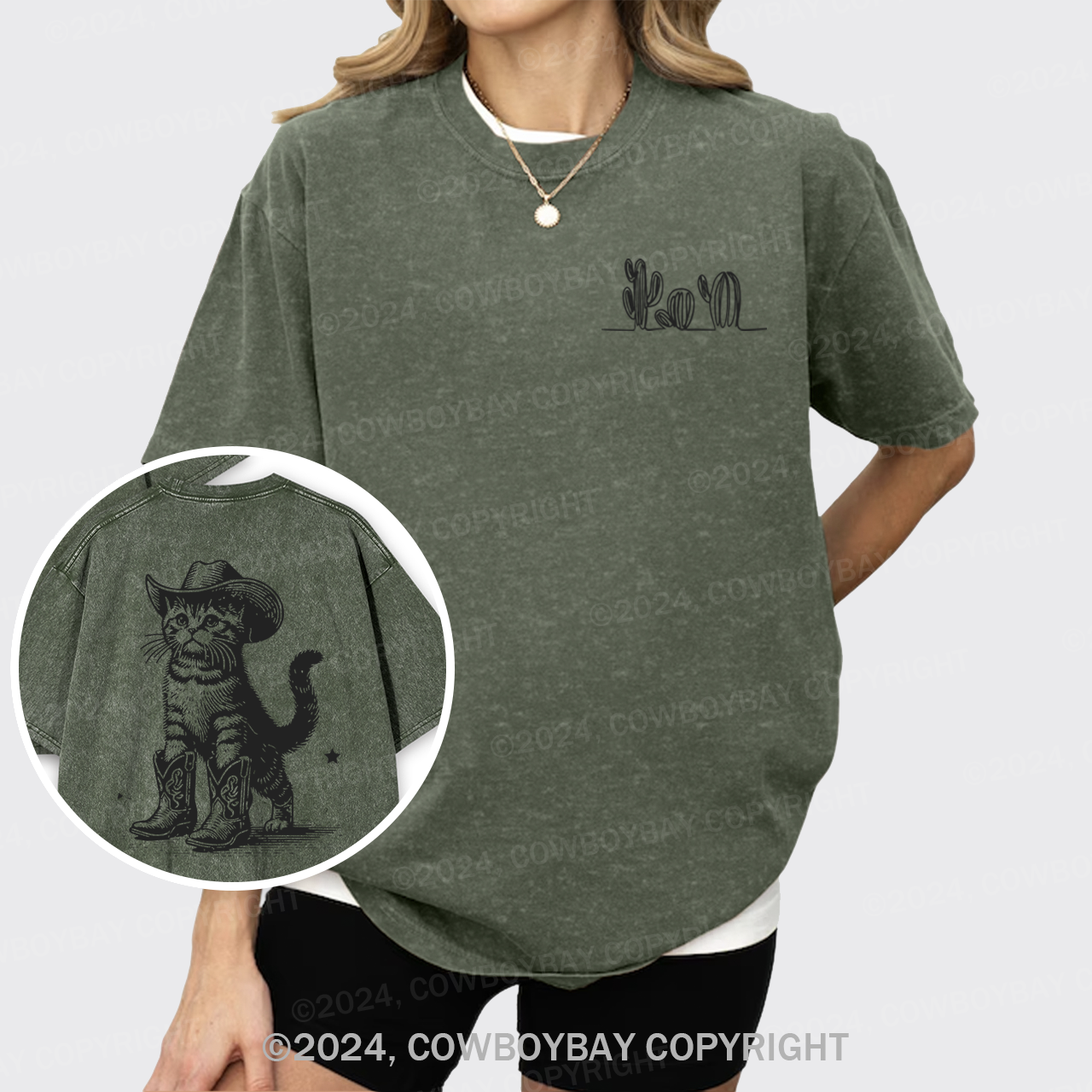 The Ranch Cats Are Loyal Garment-dye Tees