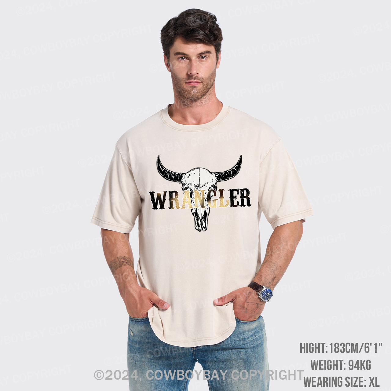 Western Wrangler Garment-dye Tees