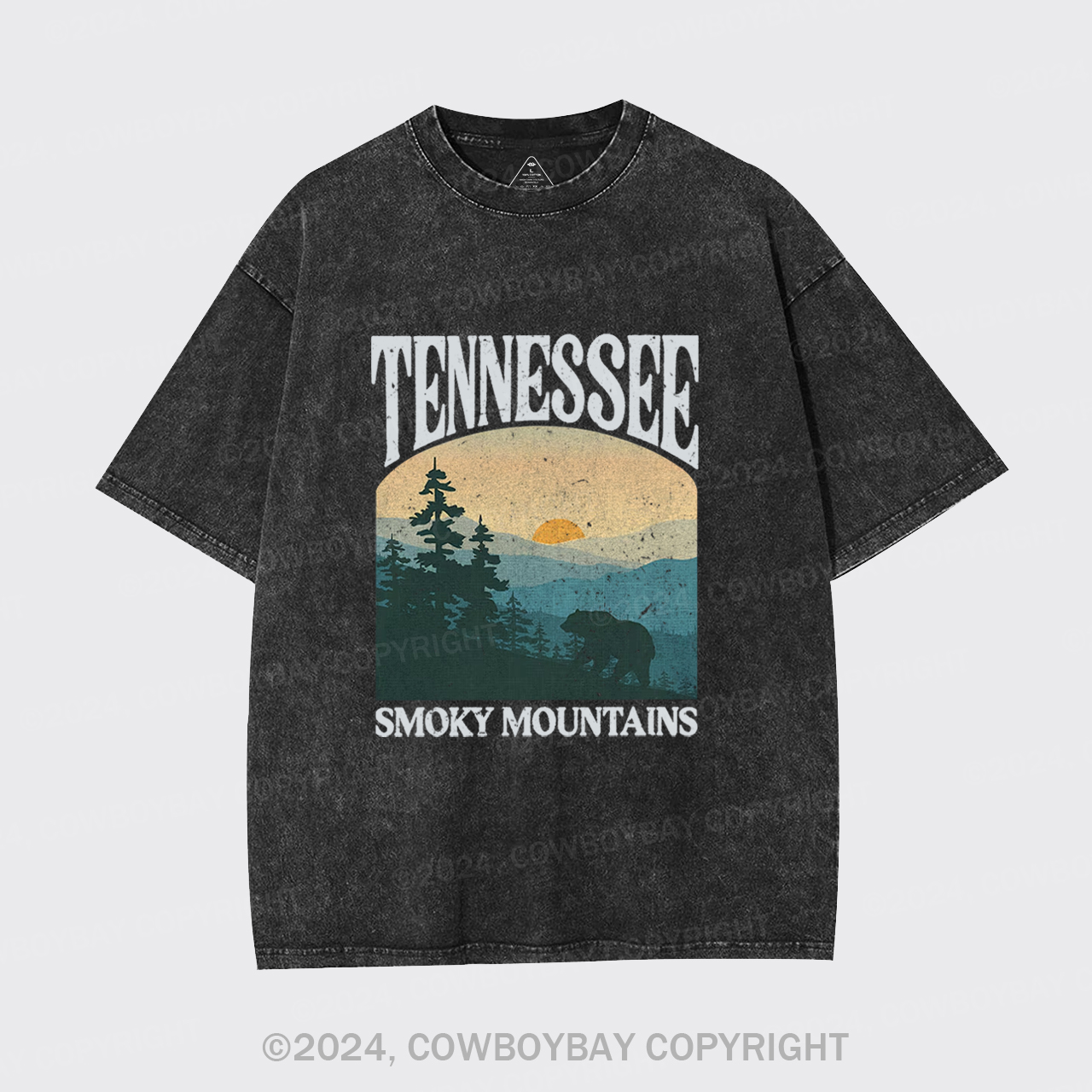 Tennessee Smoky Mountains Garment-dye Tees