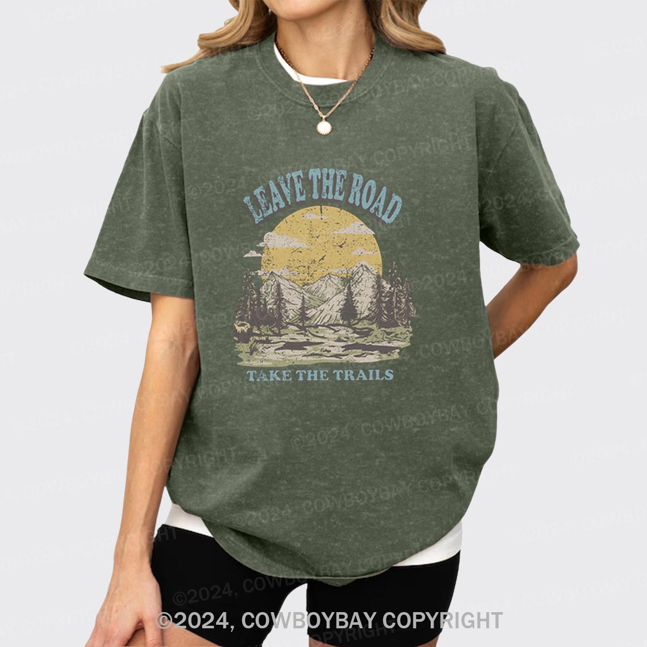 Leave the Road Take Trails Garment-dye Tees