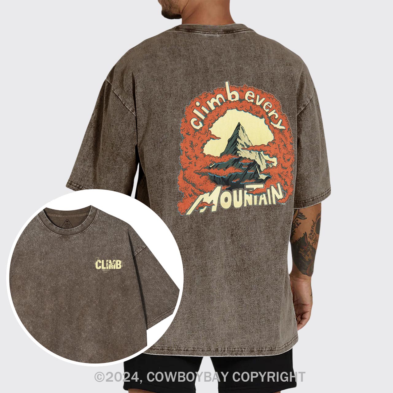 Climb Every Mountain Garment-dye Tees