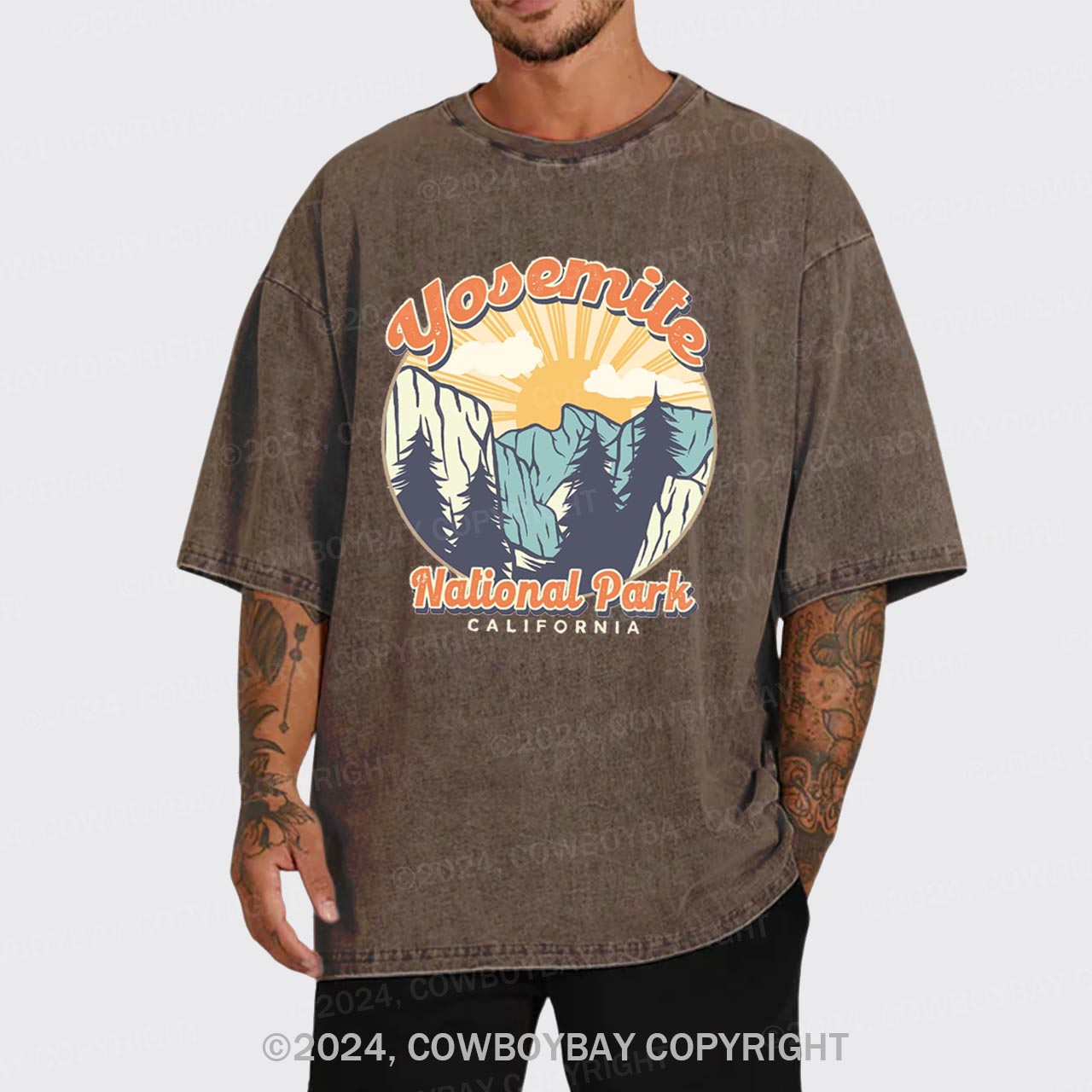 Yosemite National Park Garment-dye Tees