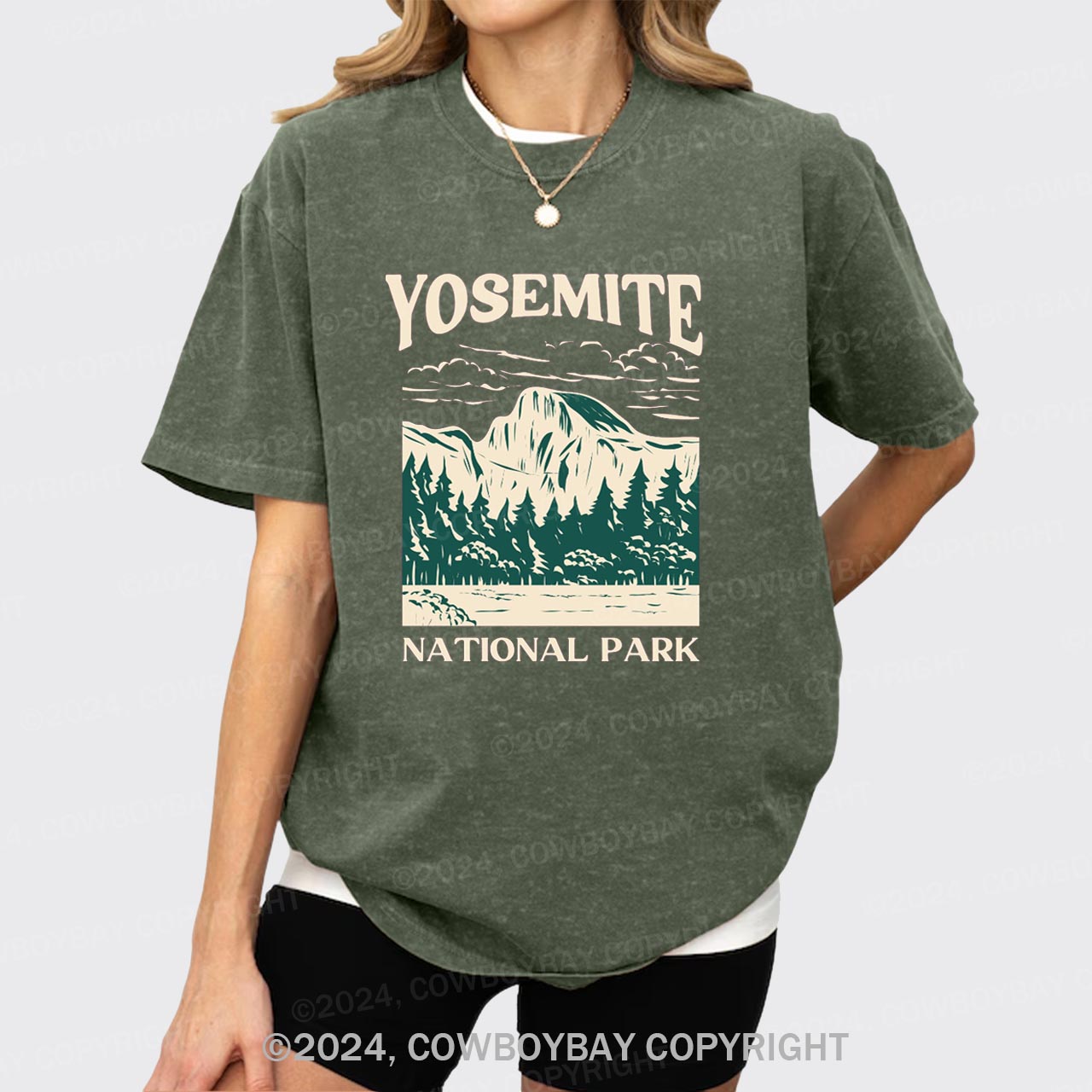 Yosemite Hiking Garment-dye Tees