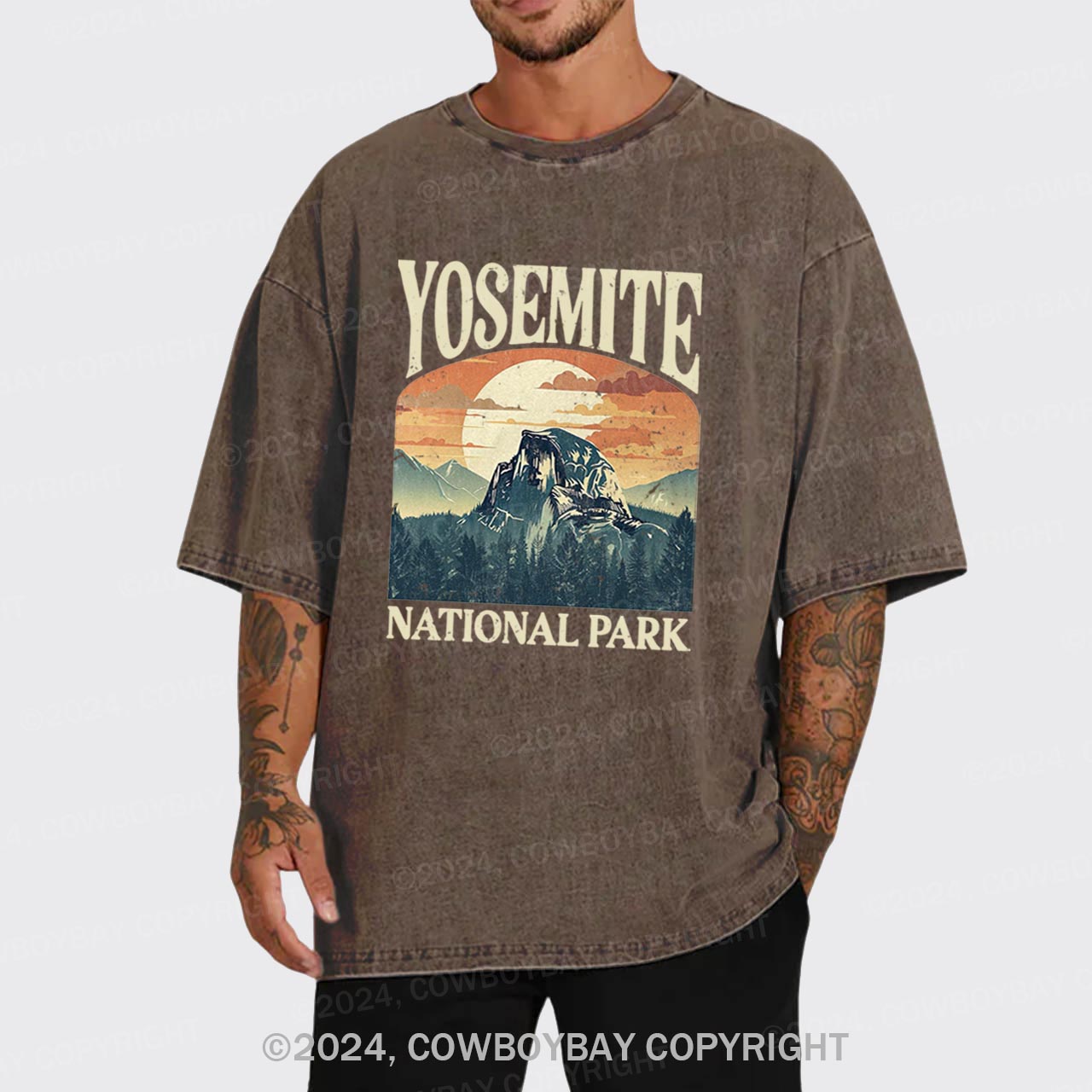 California Yosemite National Park Garment-dye Tees