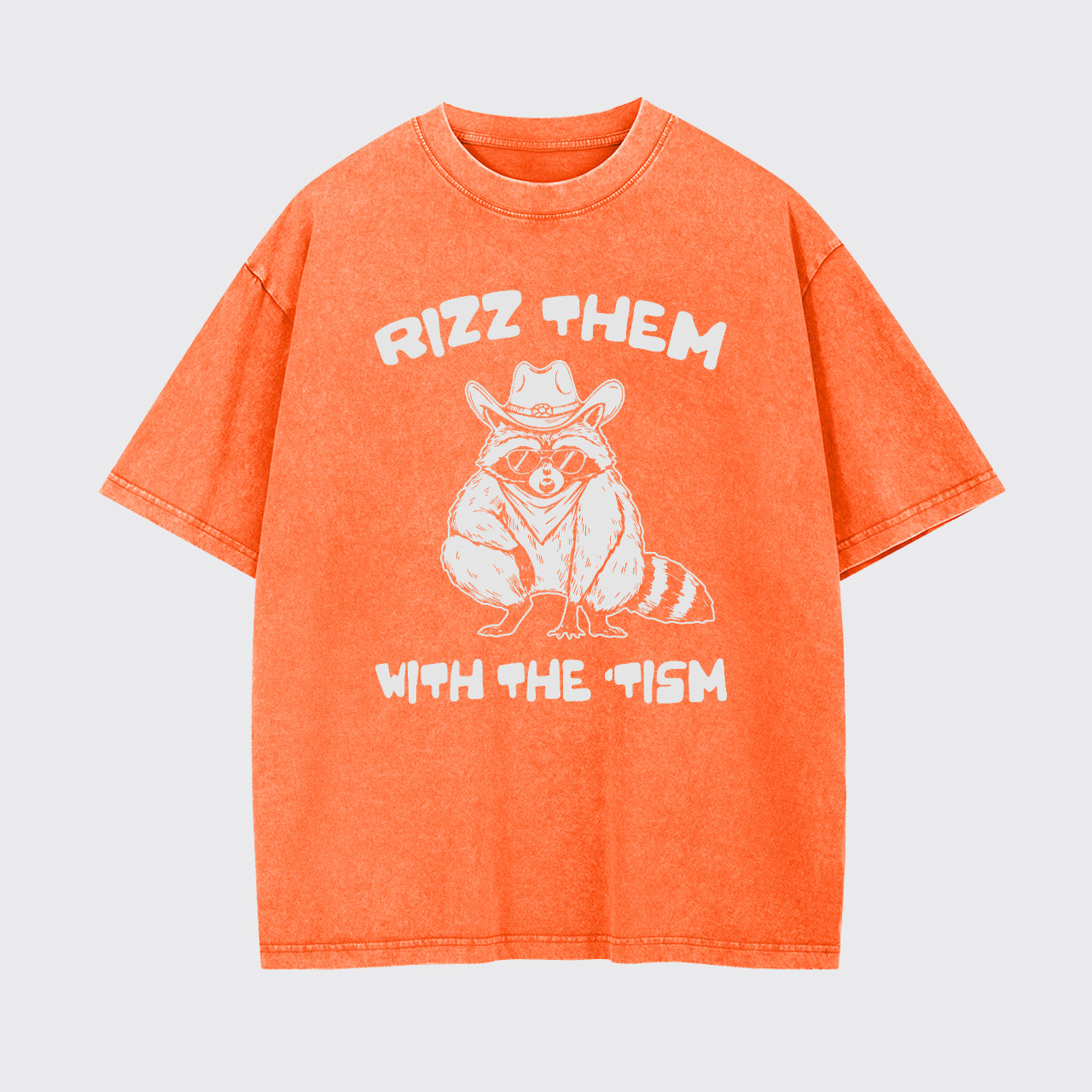 Funny Tism Raccoon Garment-dye Tees