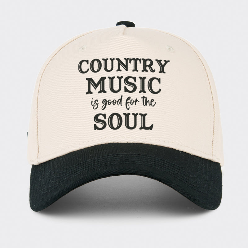 Country Music Is Good For The Soul Baseball Cap