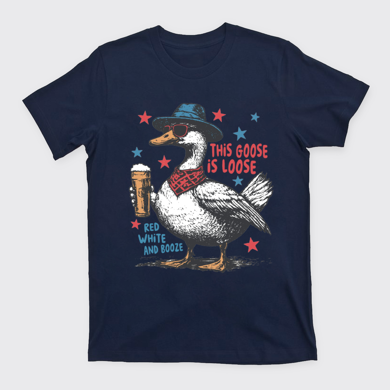 Humorous 4th Of July-This Goose Is Loose T-Shirts
