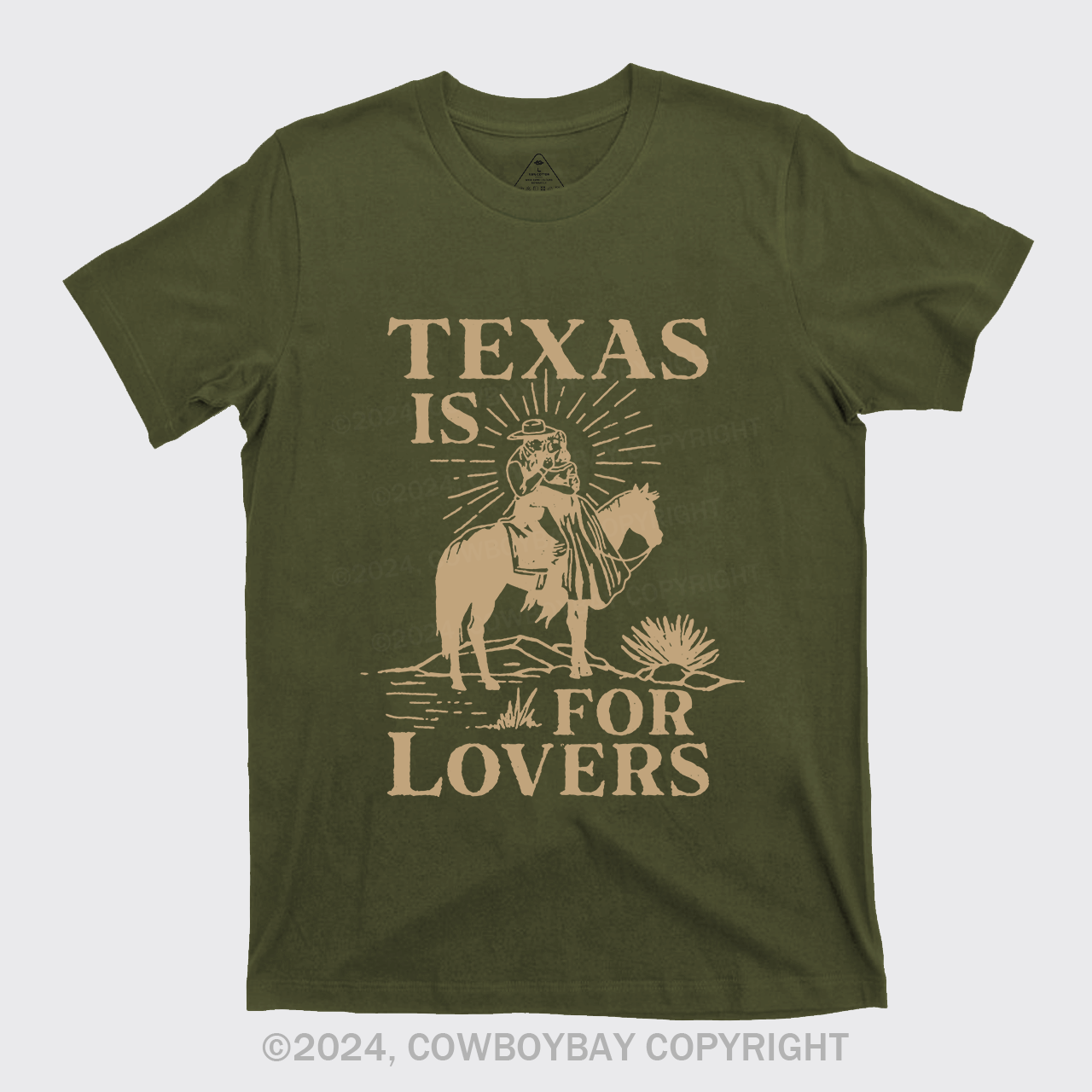 Texas Is For Lovers Giclée Fine Art T-Shirts