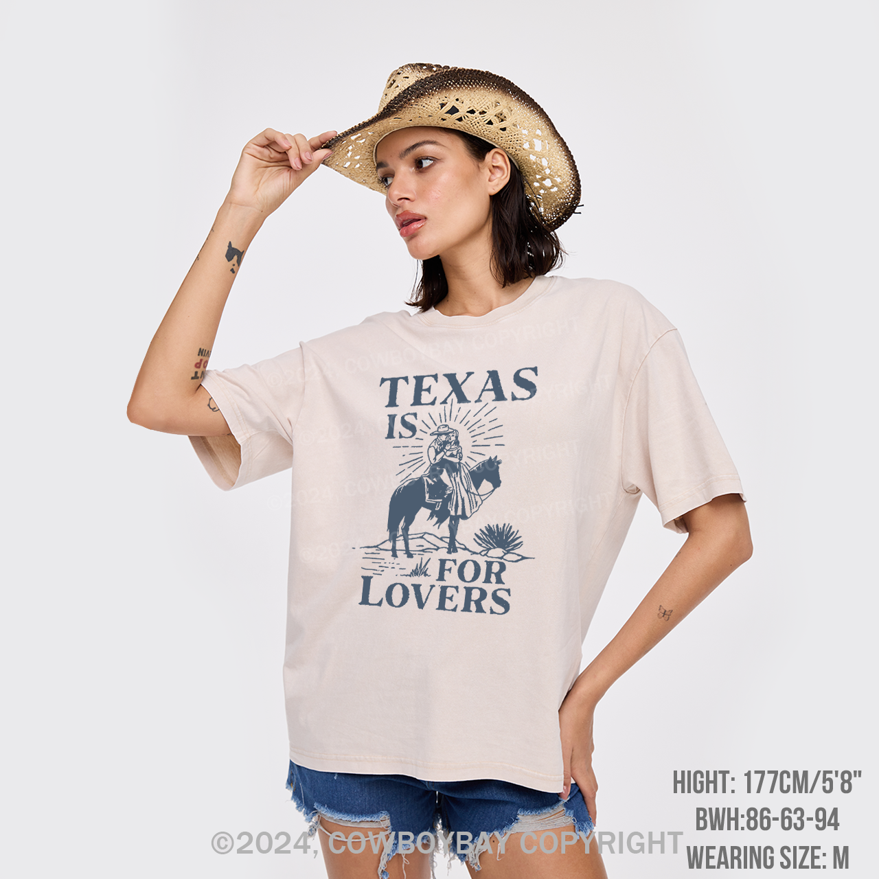 Texas Is For Lovers Giclée Fine Art Garment-dye Tees