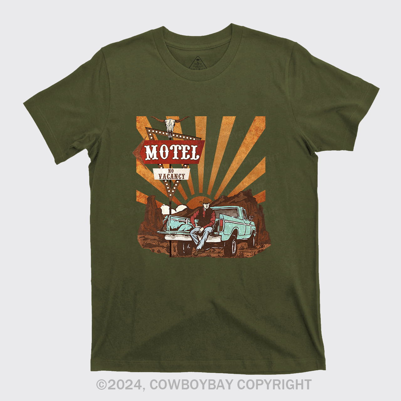 Cowboy Motel Desert Truck T-Shirts
